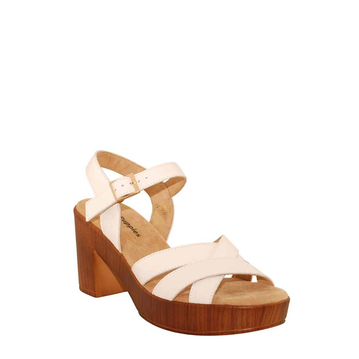 Hush Puppies Aviat 624236 Hakiki Deri Kadın Sandalet Beyaz