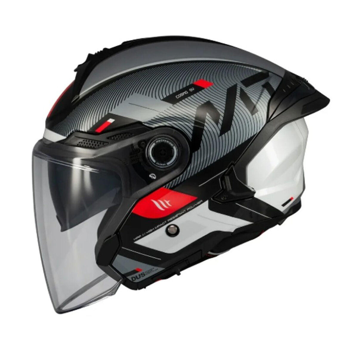 MT Cosmo SV OF515SV Silence B2 Parlak Yazlık Motosiklet Kaskı