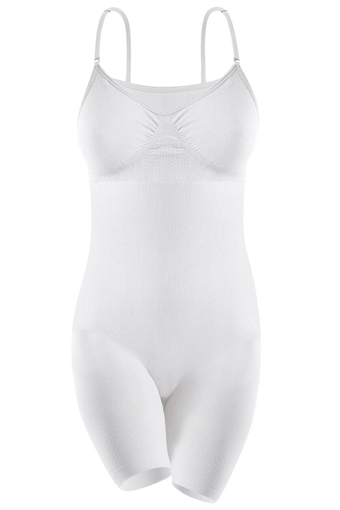 Kadın Beyaz Karın Masaj Özellikli Boy Korse 2059