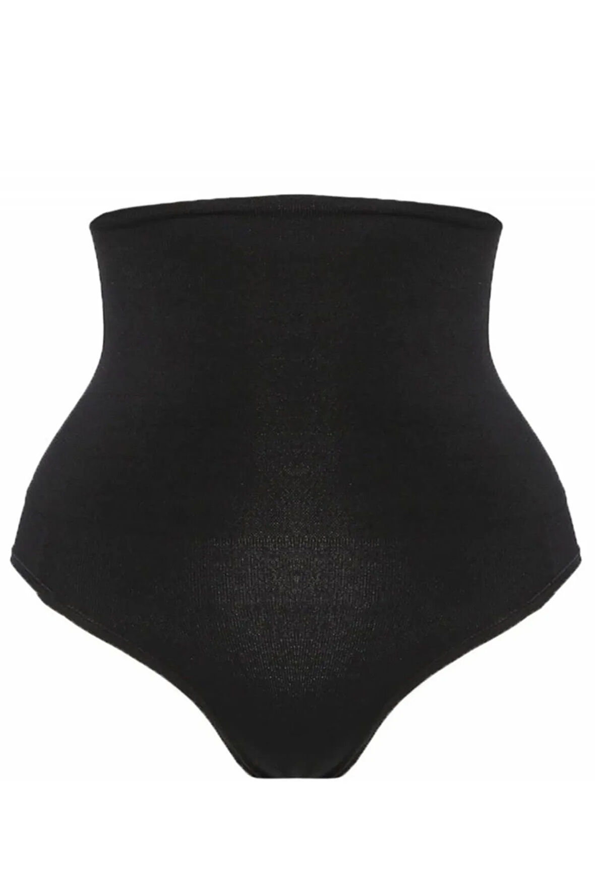 Kadın Çift Kat Yüksek Bel Çıtçıtlı Külot Korse Siyah 2019