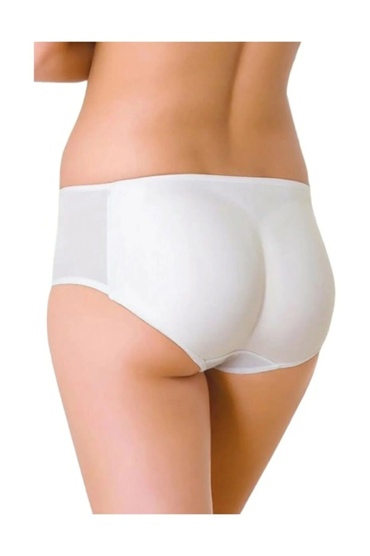 Kadın Beyaz Slip Kalça Toparlayıcı Külot Korse 2001b