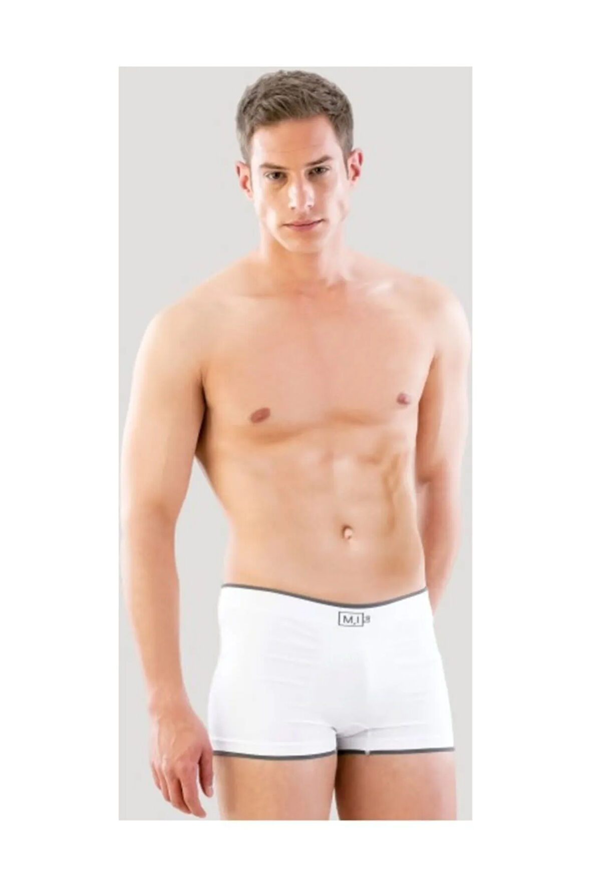 Dikişsiz Erkek Boxer Beyaz 2103