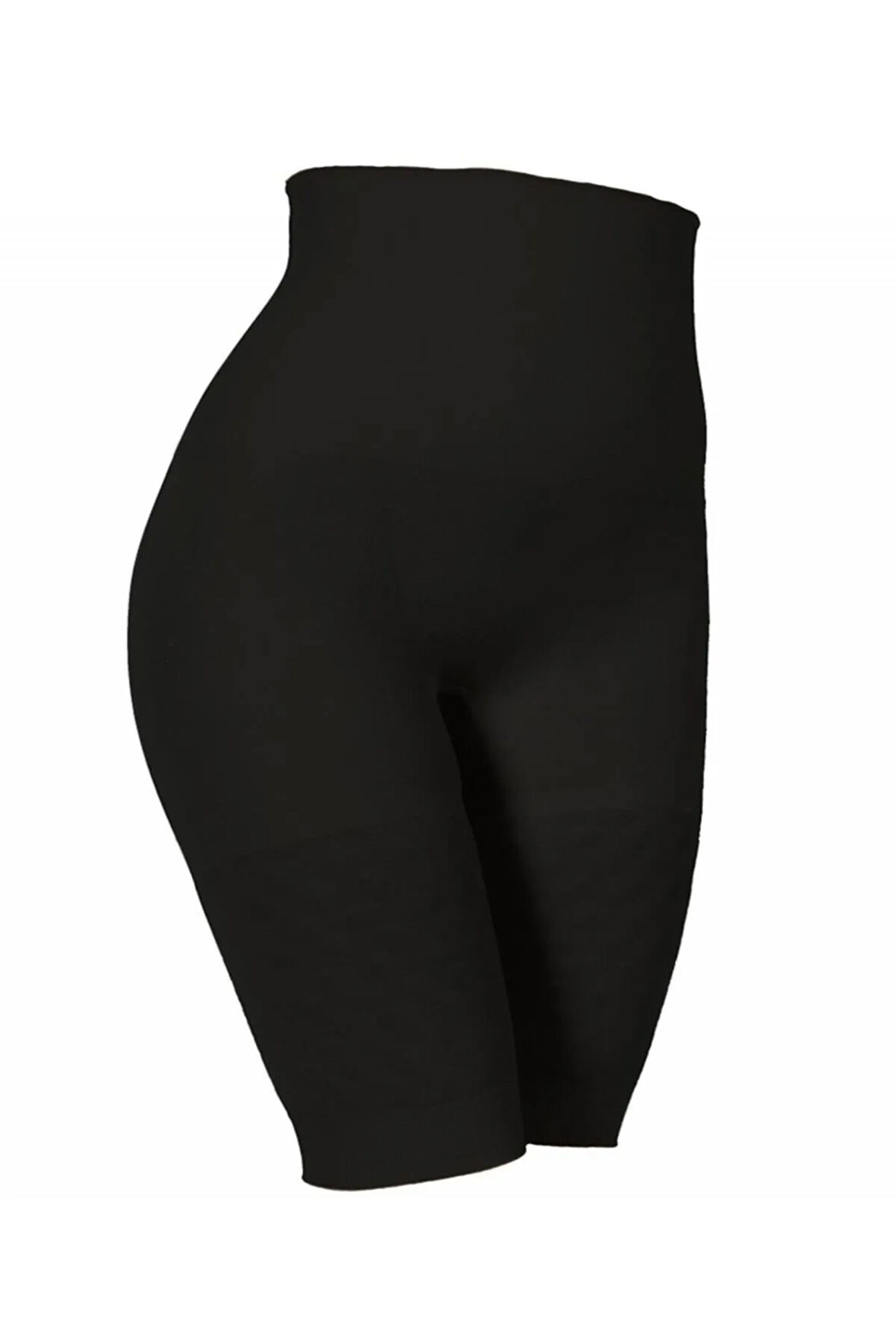 Kadın Yüksel Bel Çift Kat Kalça Karın Toparlayıcı Korse Siyah