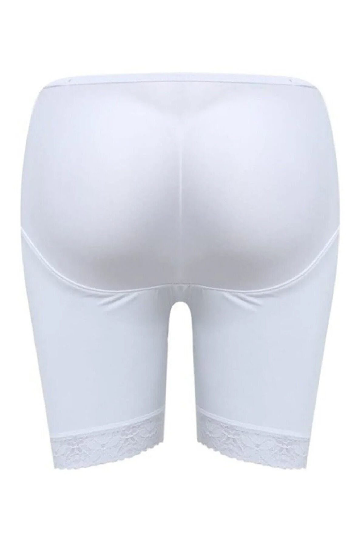 Kadın Beyaz Paçası Dantelli Kalça Toparlayıcı Korse 2002