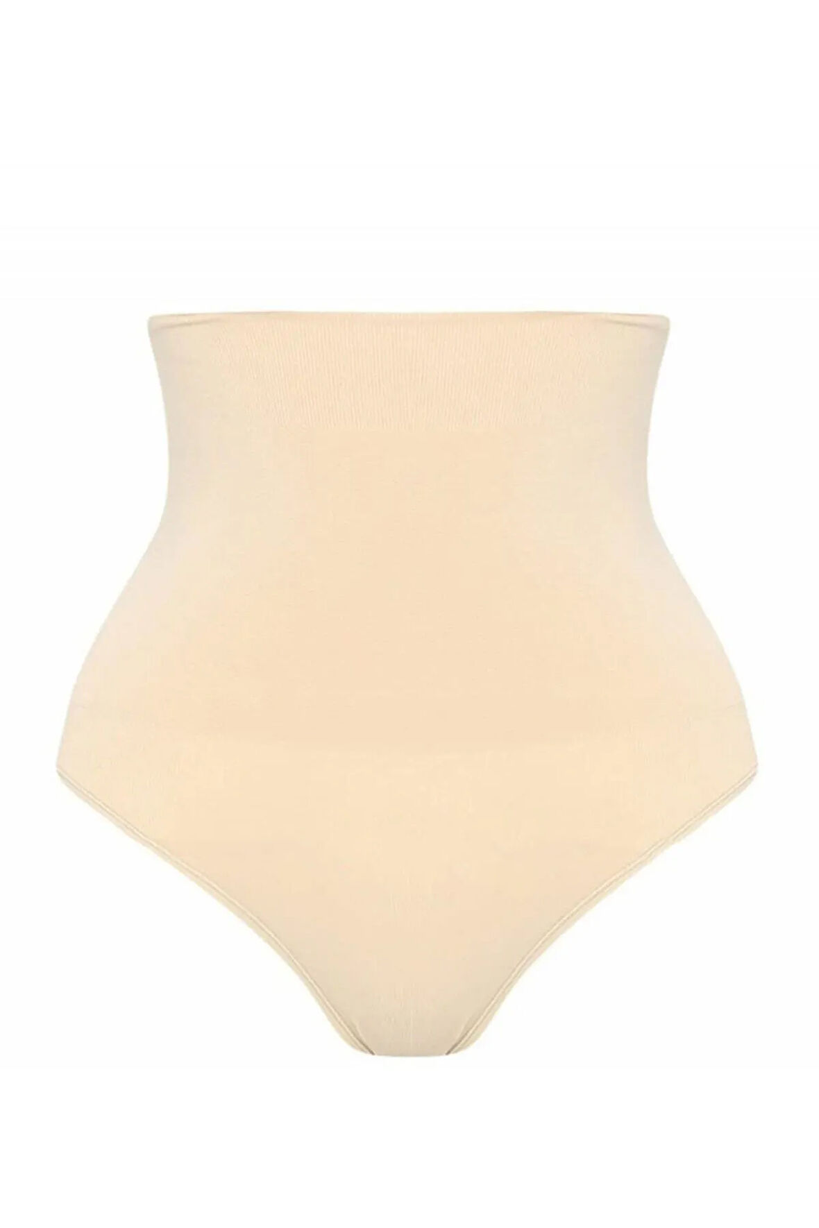 Kadın Çift Kat Yüksek Bel Çıtçıtlı Külot Korse Ten 2019