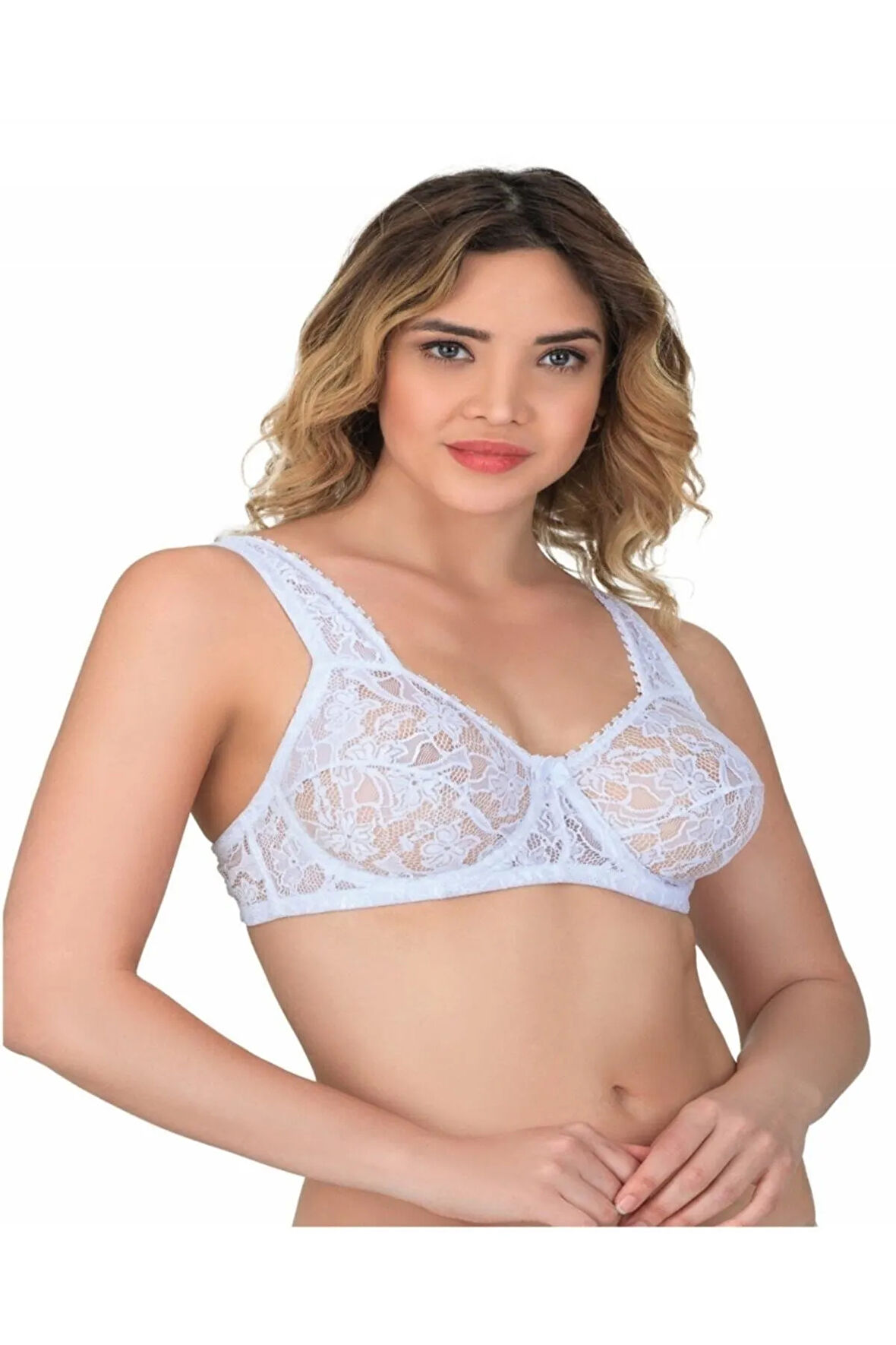 Dantelli Toparlayıcı Sütyen Ten 178t