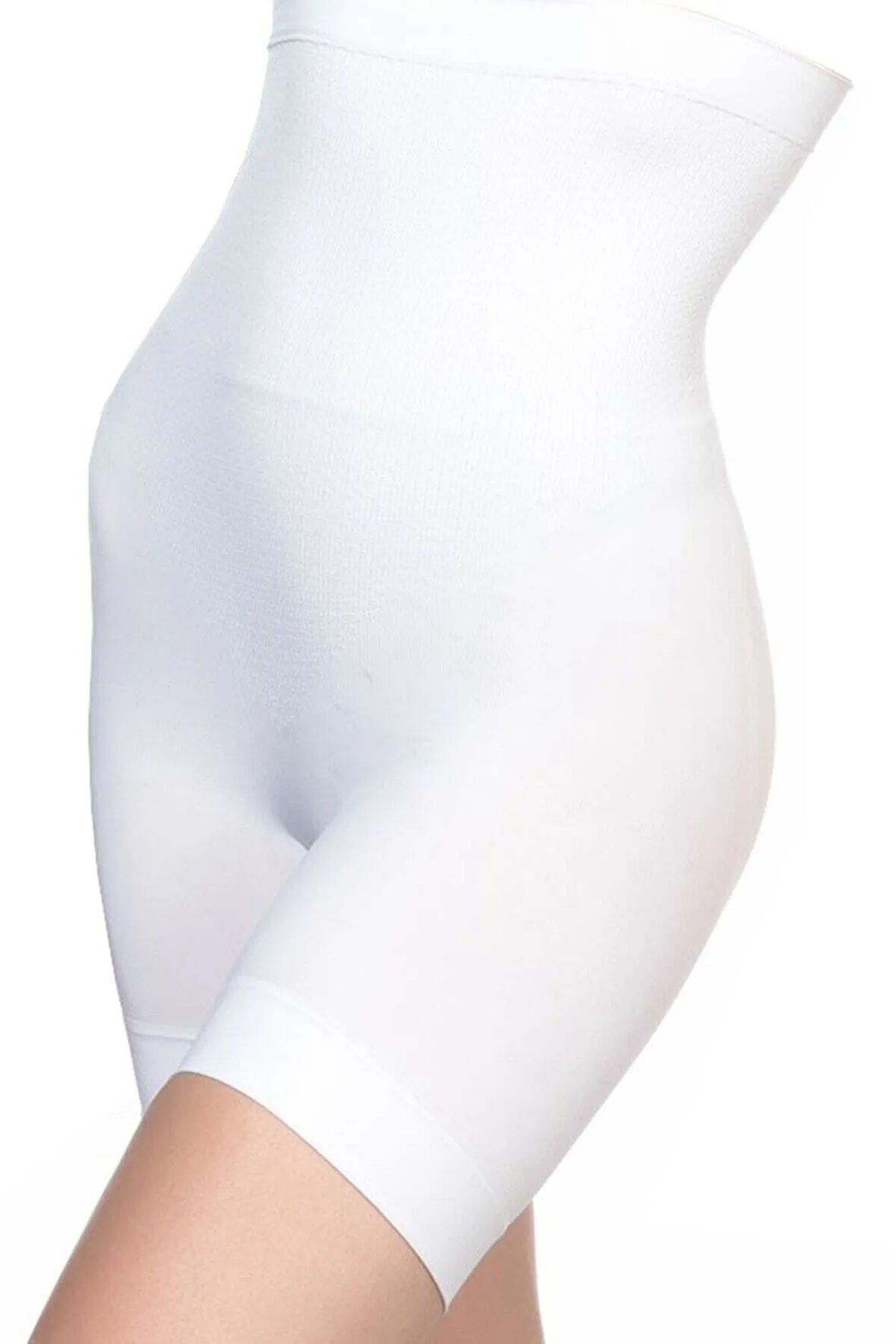 Seamless Masaj Özellikli Boxer Korse Beyaz 2056