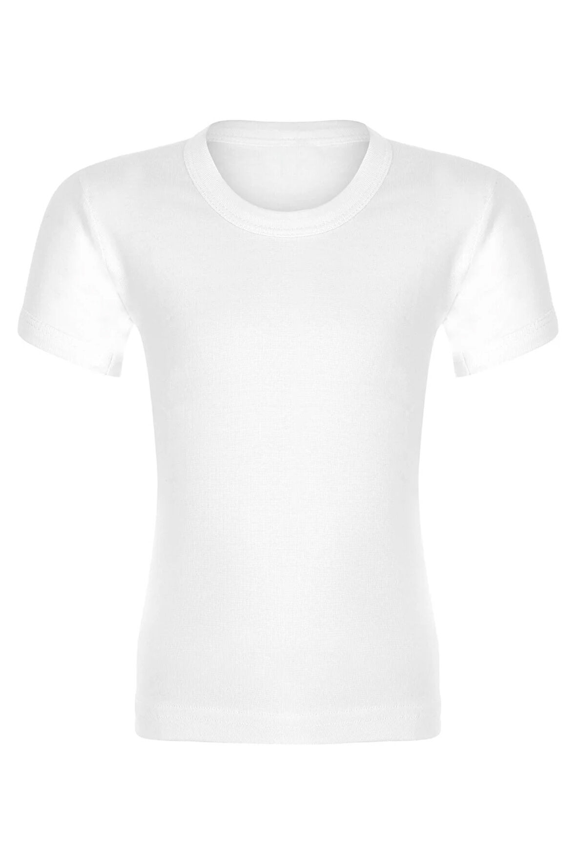 12'li Penye Erkek Çocuk Sıfır Yaka Atlet 28204