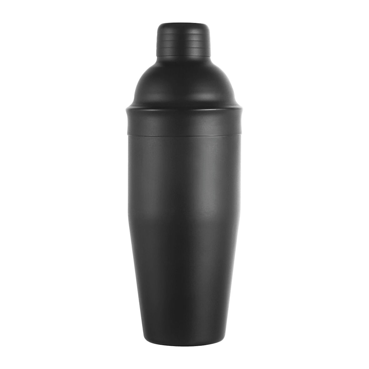 Biradlı Çelik Kokteyl Shaker Siyah 500 Cl