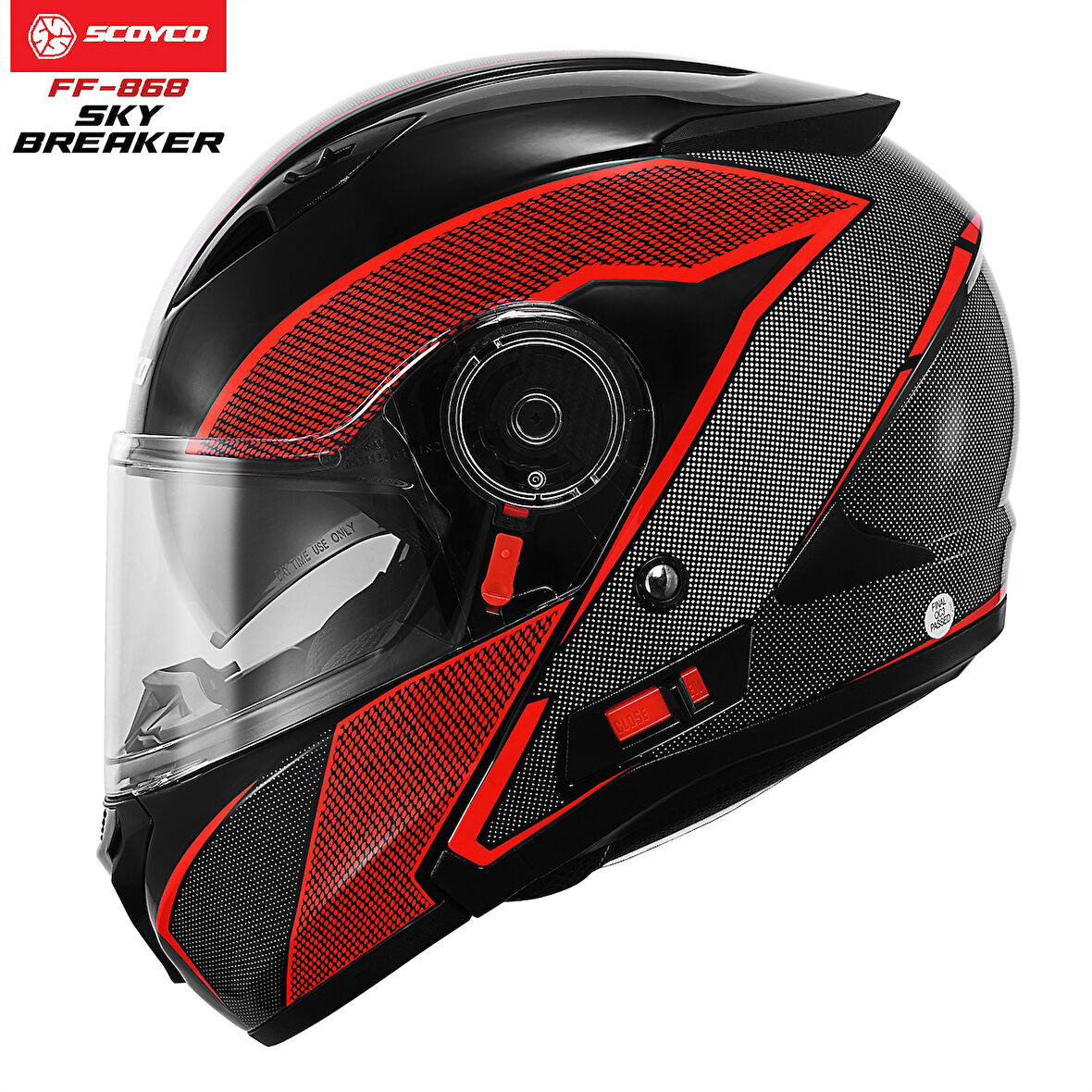 Scoyco FF-868 Sky Breaker Çene Açılır Motosiklet Kaskı