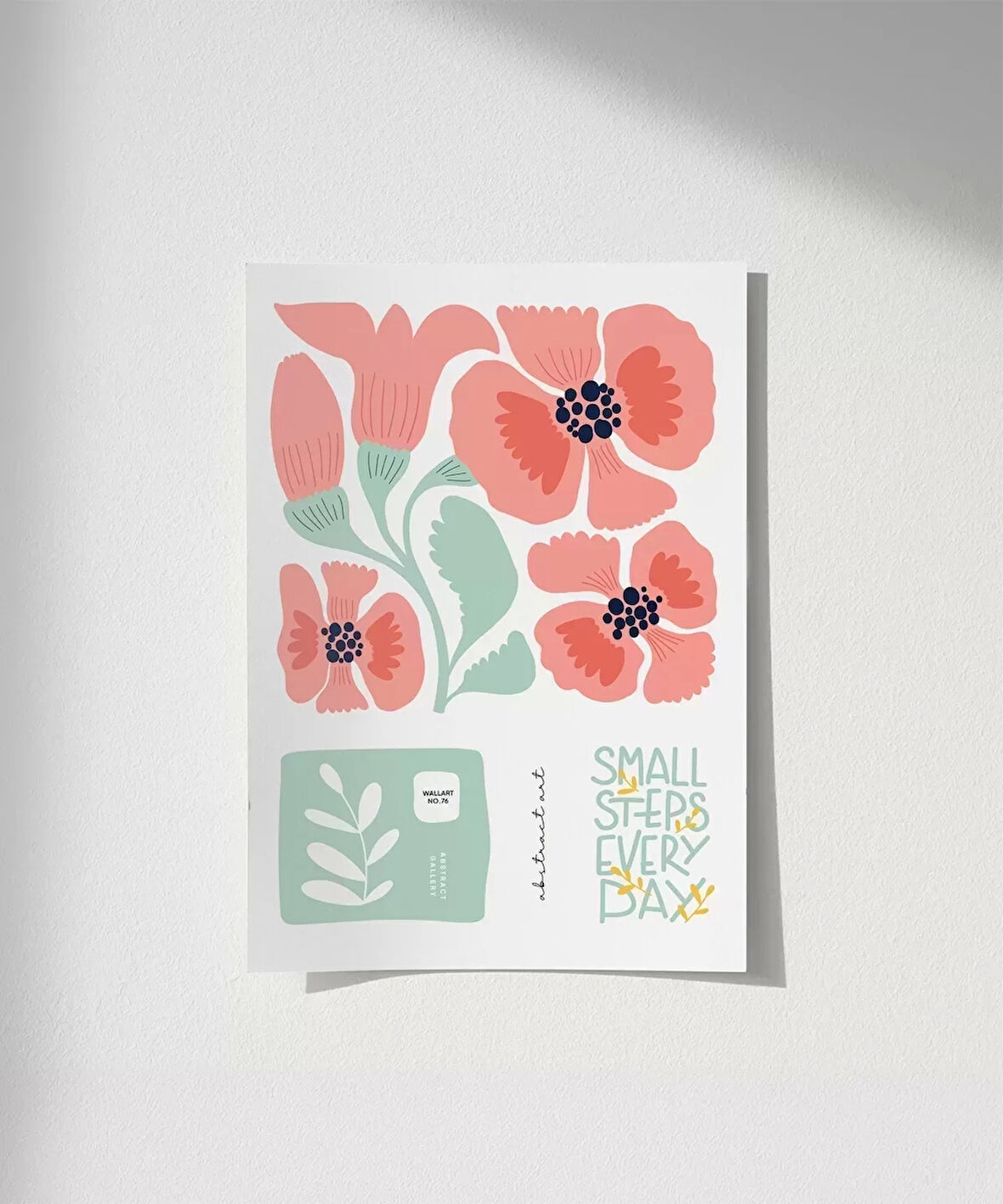 Çerçevesiz Poster Adım Adım Çiçeklenme