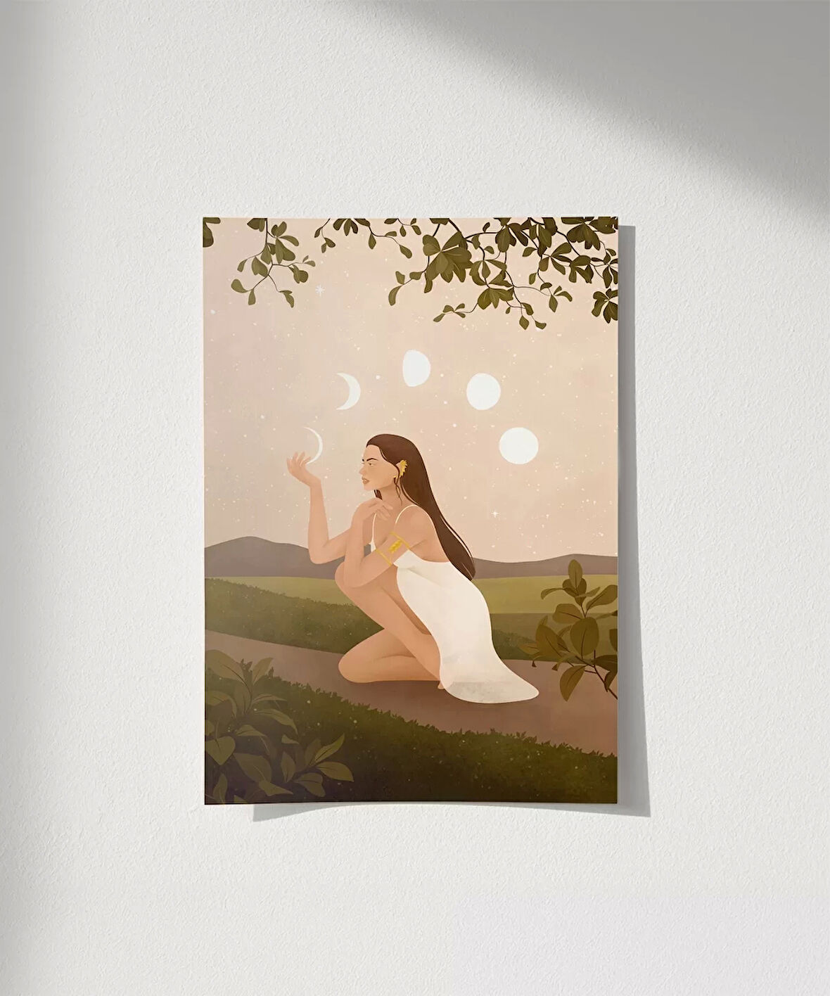 Çerçevesiz Poster Işığın Ritmi