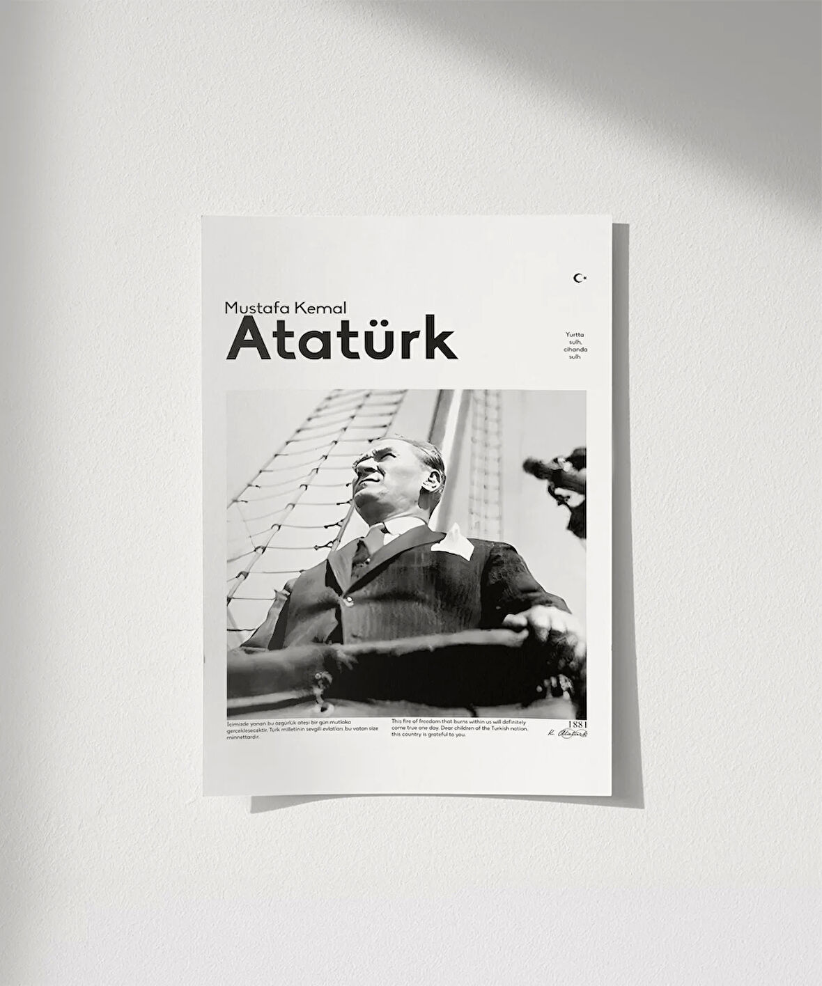 Çerçevesiz Poster Özgürlüğün Yüzü