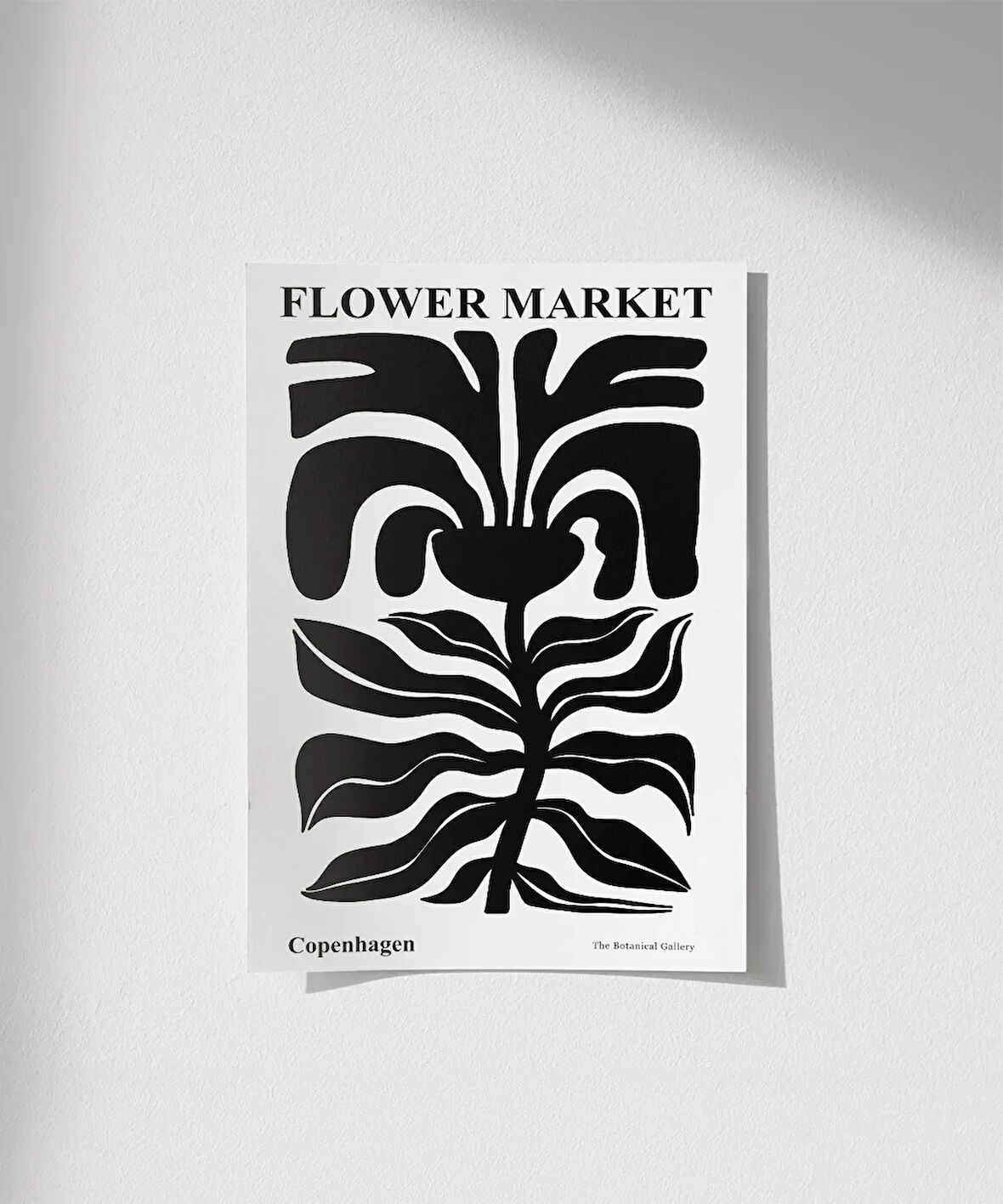 Çerçevesiz Poster Black Copenhagen Flower