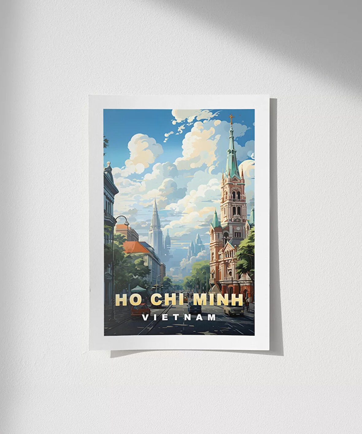 Çerçevesiz Poster Saygon'un Fransız Mirası