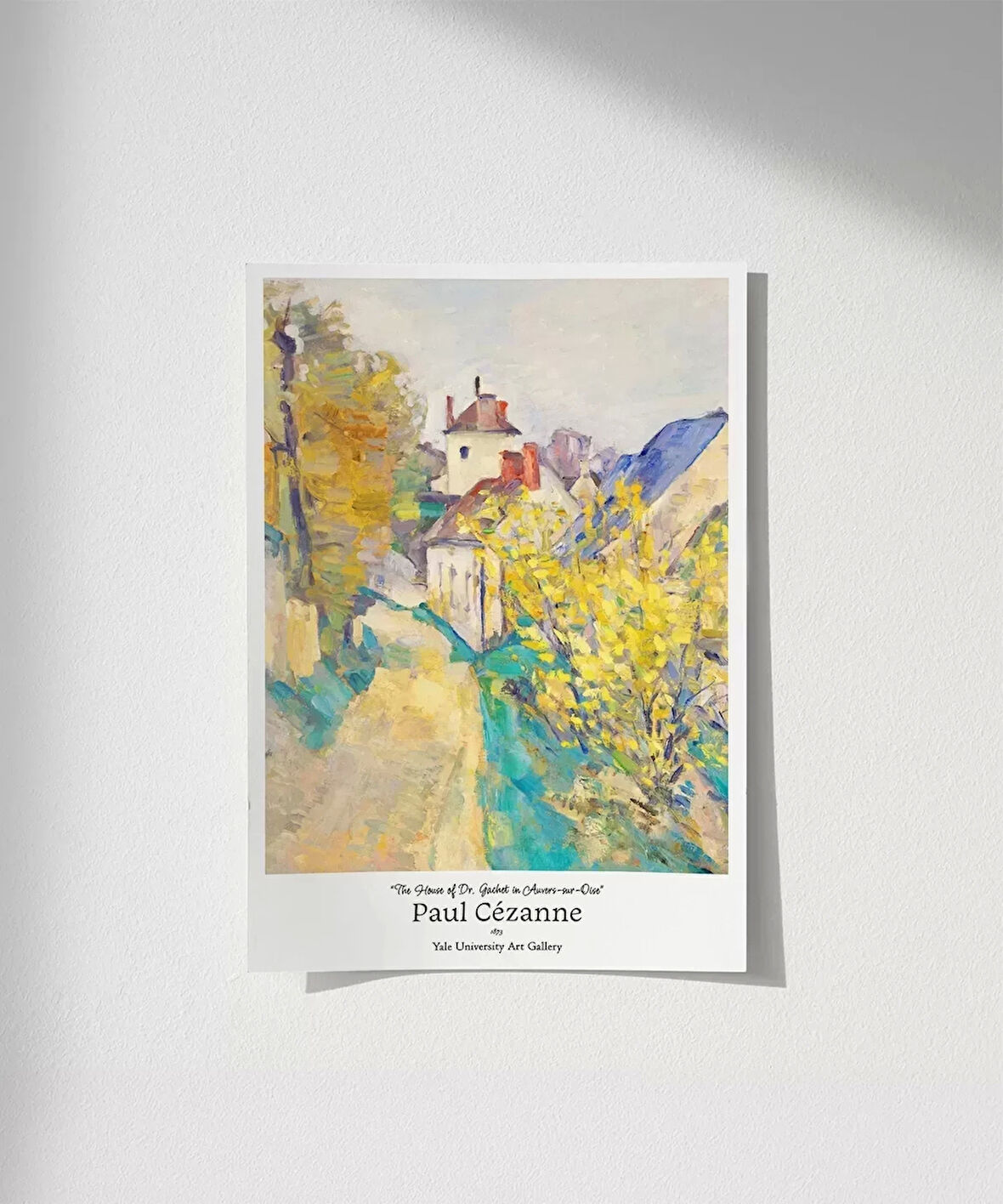 Çerçevesiz Poster Paul Cézanne  Auvers-sur-Oise'daki Dr. Gachet'nin Evi 2