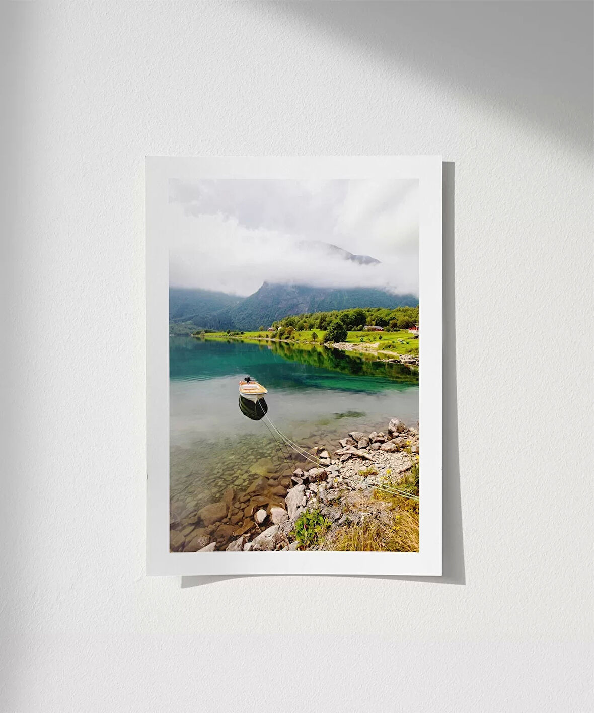 Çerçevesiz Poster Göl Kenarında Huzur