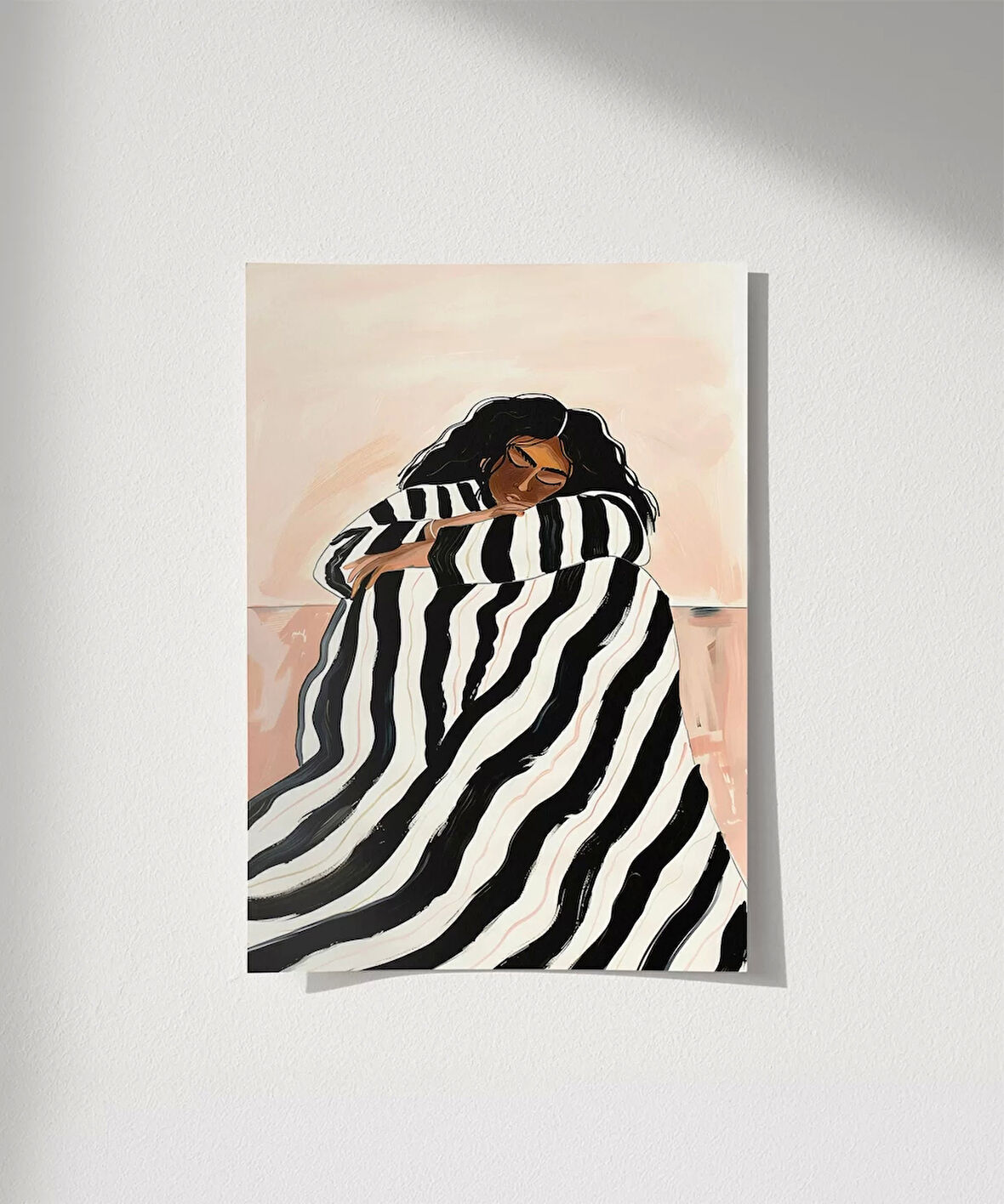 Çerçevesiz Poster Monokrom Düşler