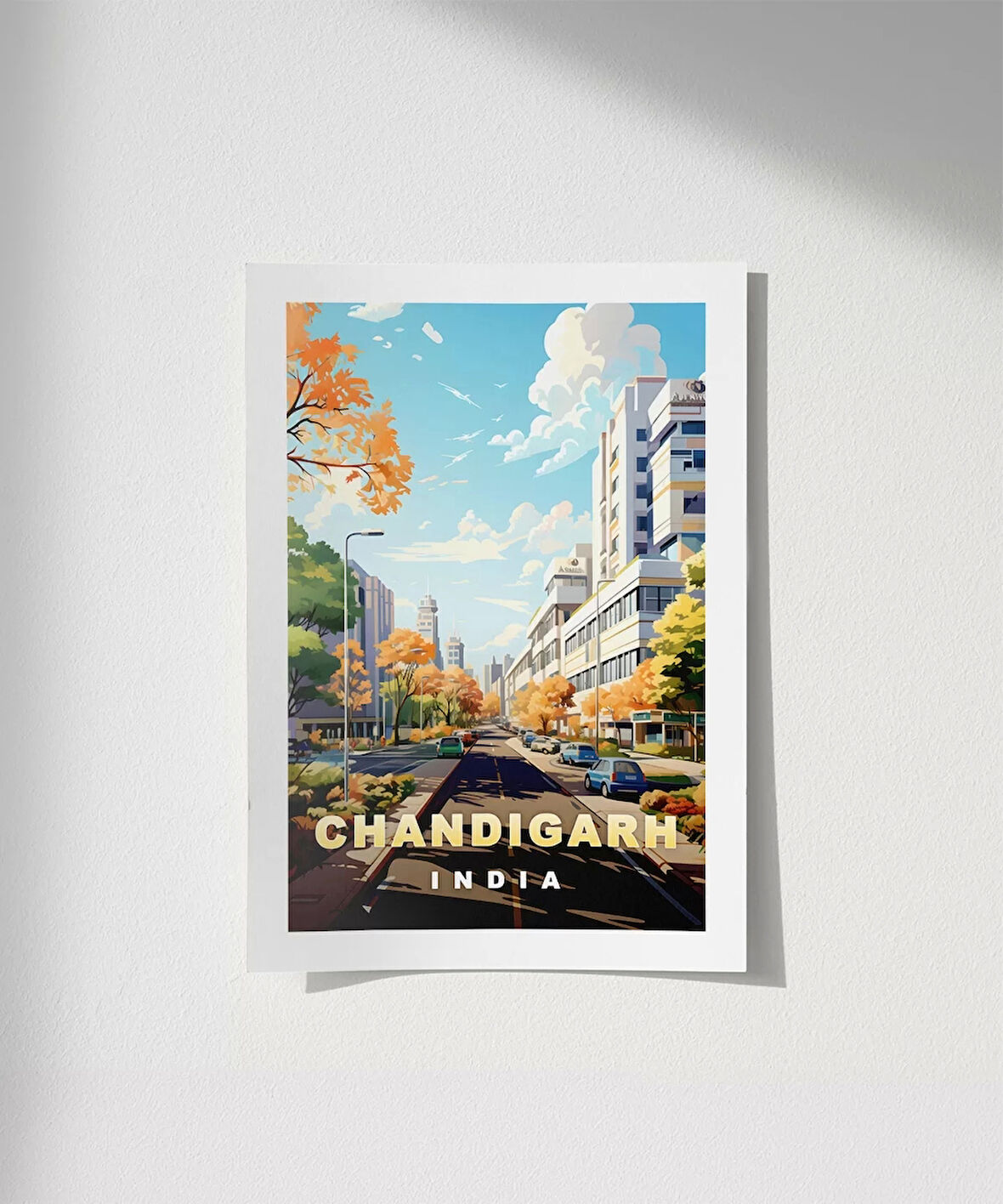 Çerçevesiz Poster Hindistan'ın Modern Yüzü