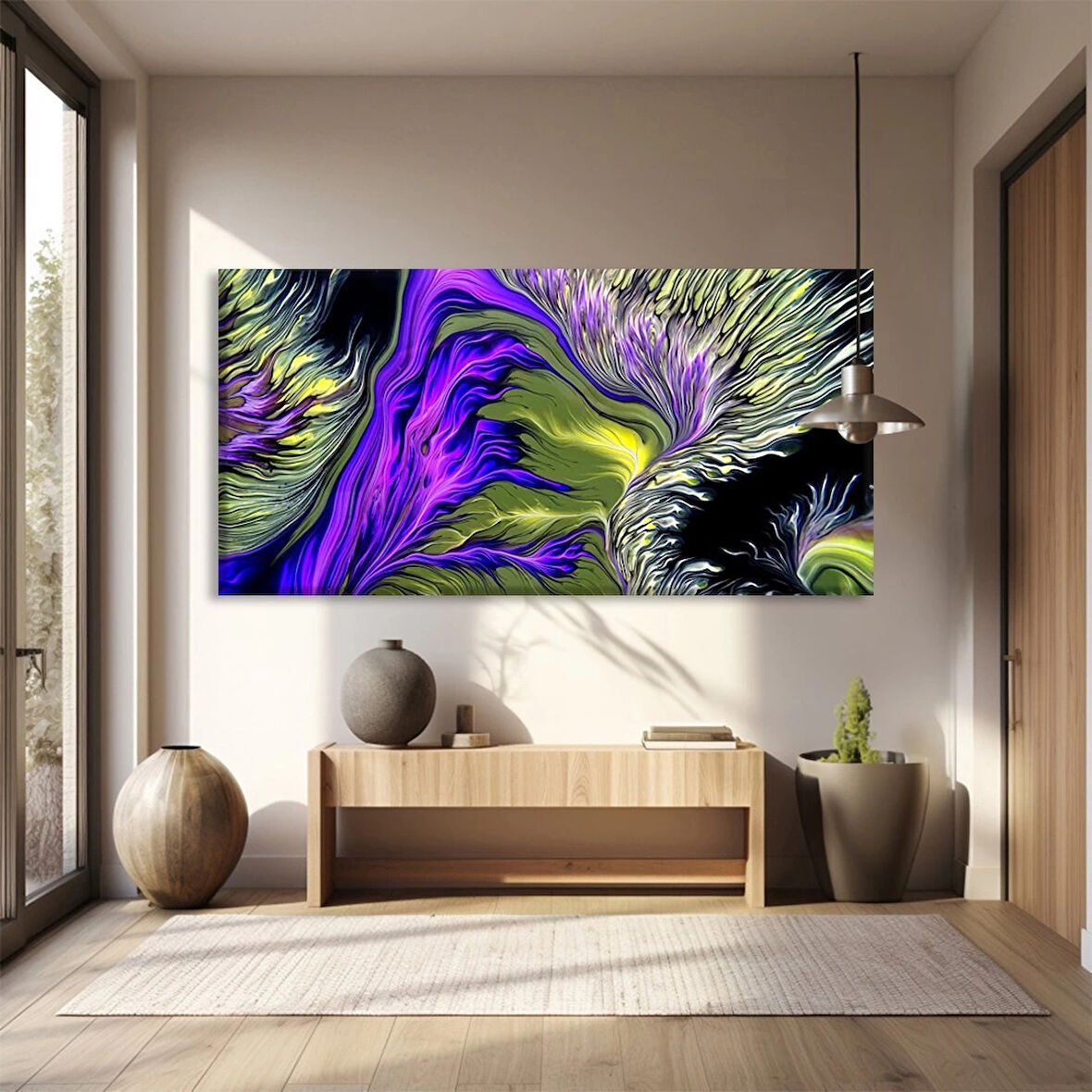 Egzotik Rüzgar Kanvas Tablo