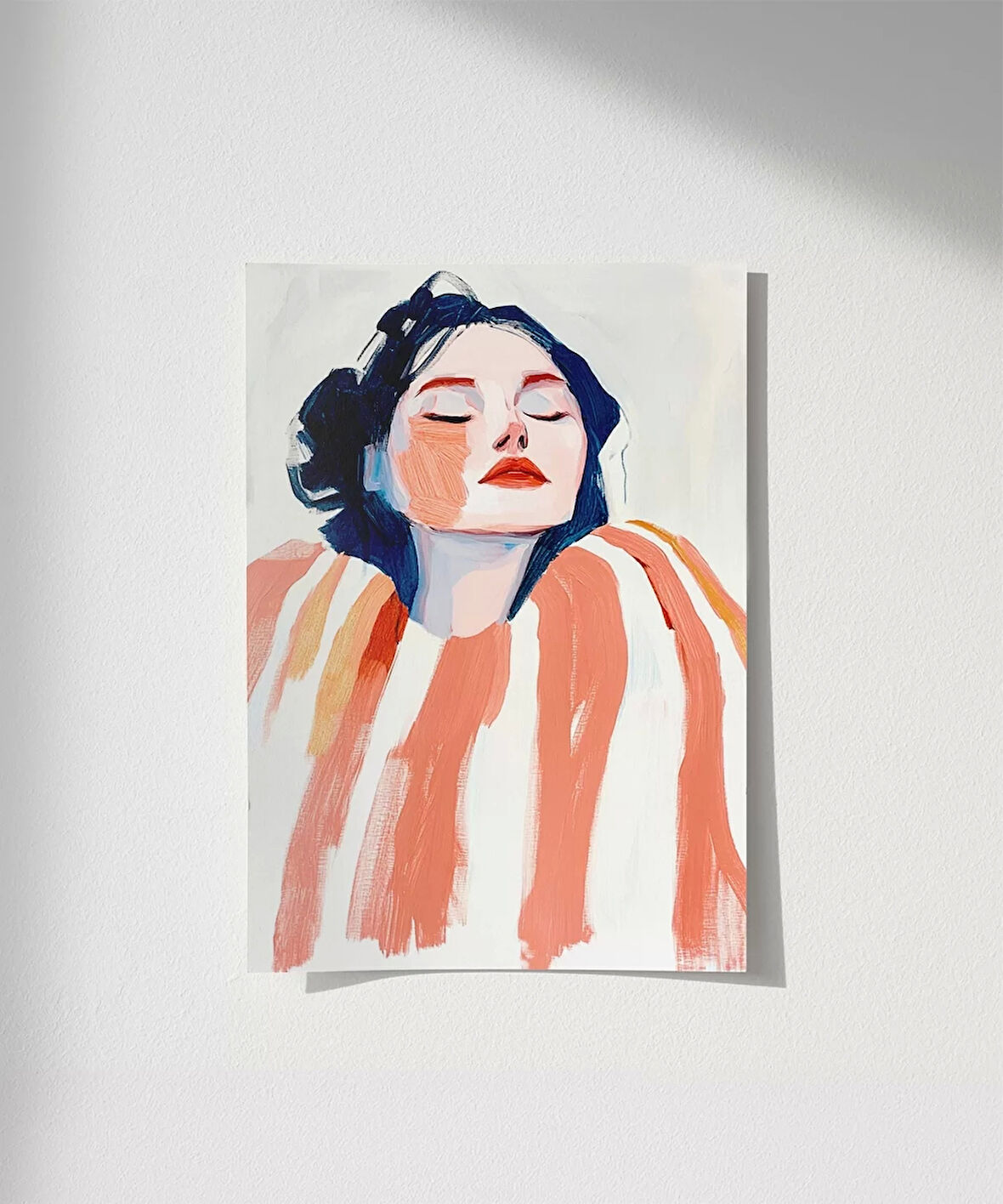 Çerçevesiz Poster Soyut Renklerle Düşler