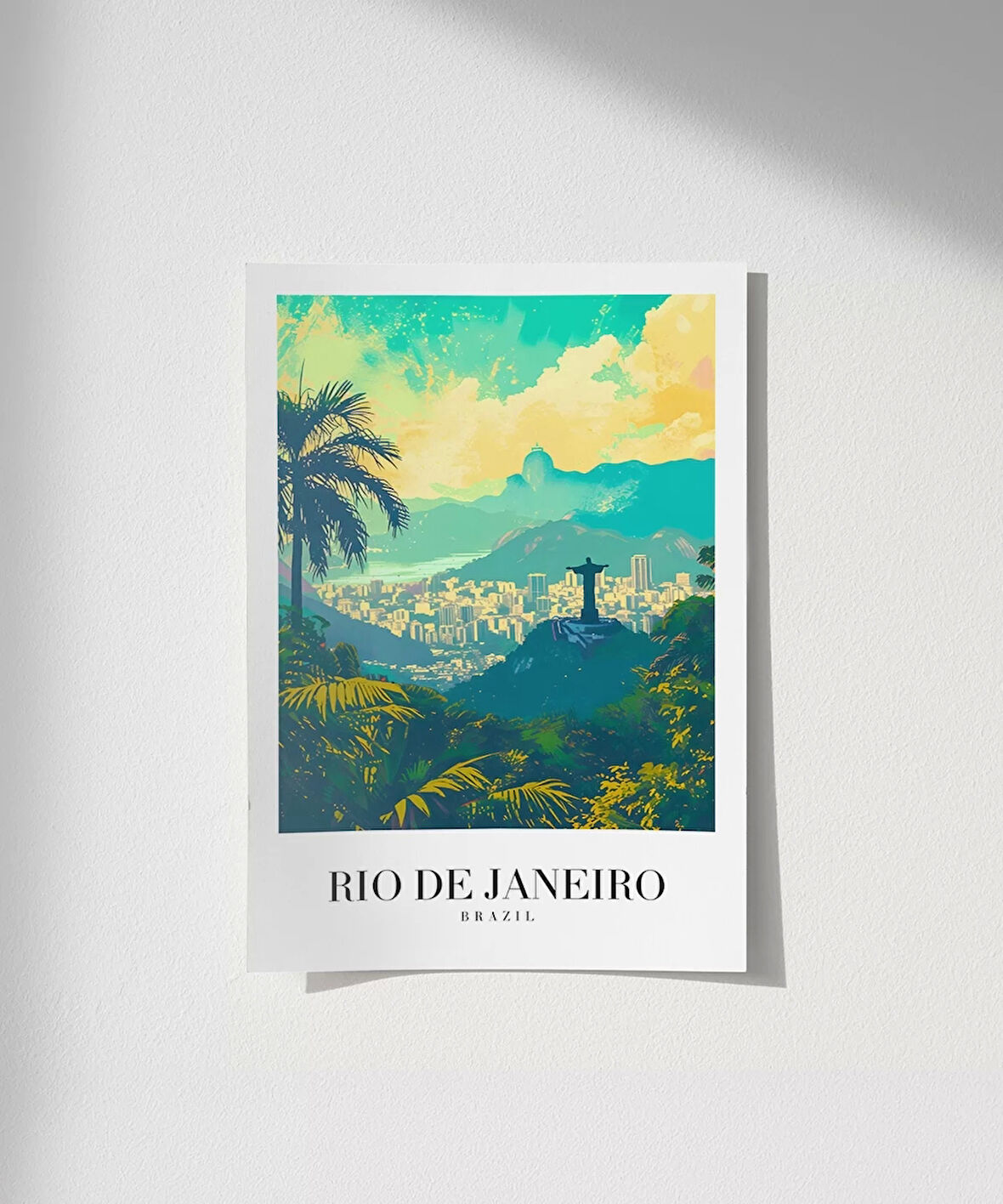 Çerçevesiz Poster Brezilya'nın İncisi Rio de Janeiro