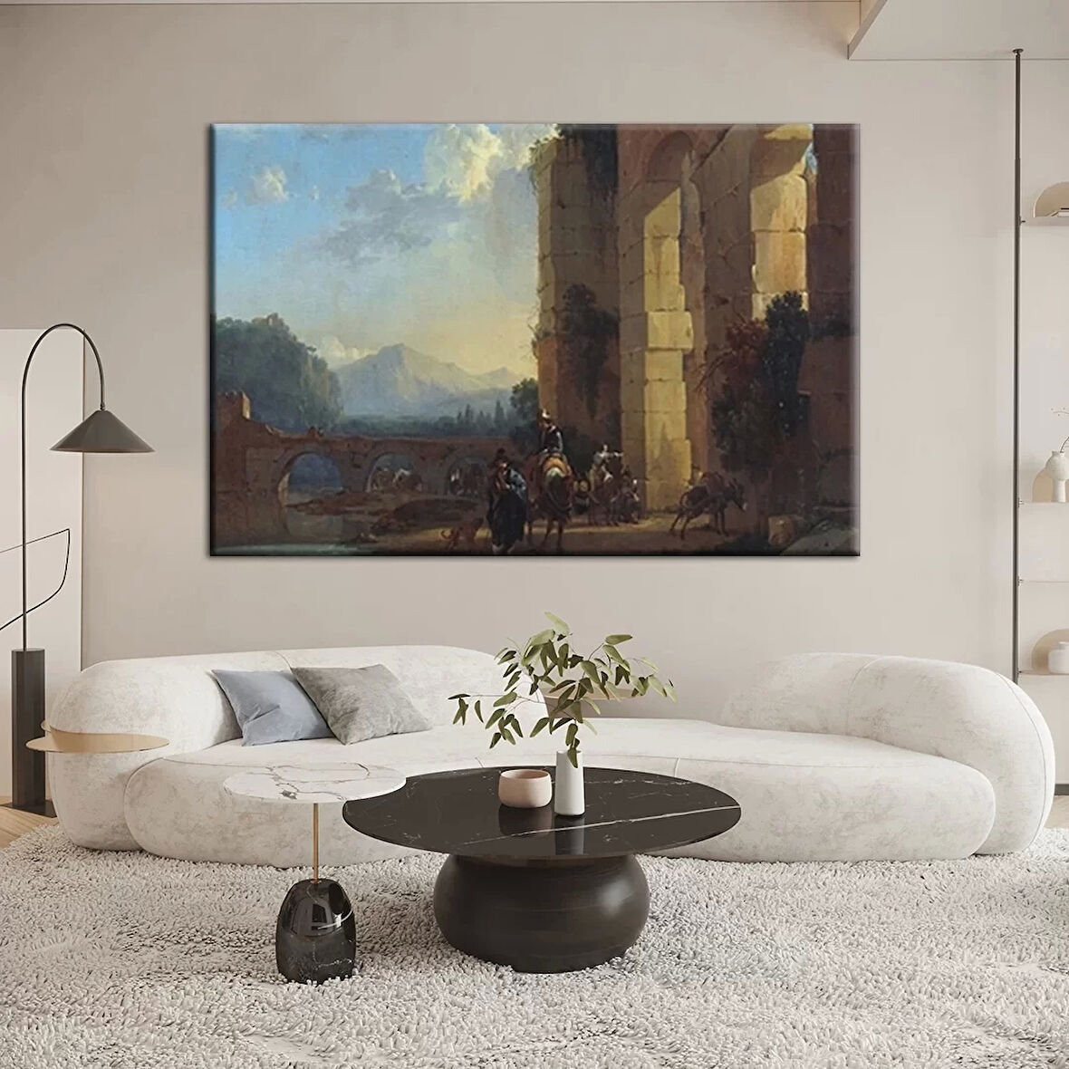 Antik Harabeler Kanvas Tablo