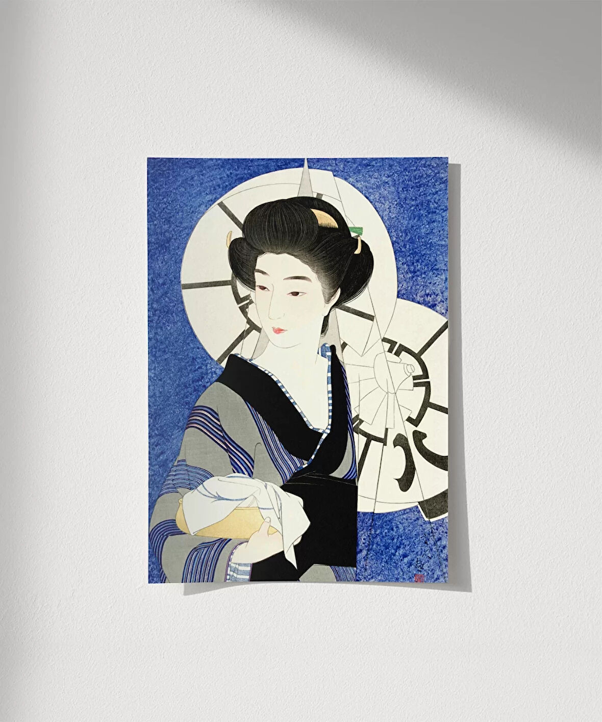 Çerçevesiz Poster Zarafetin Yansıması