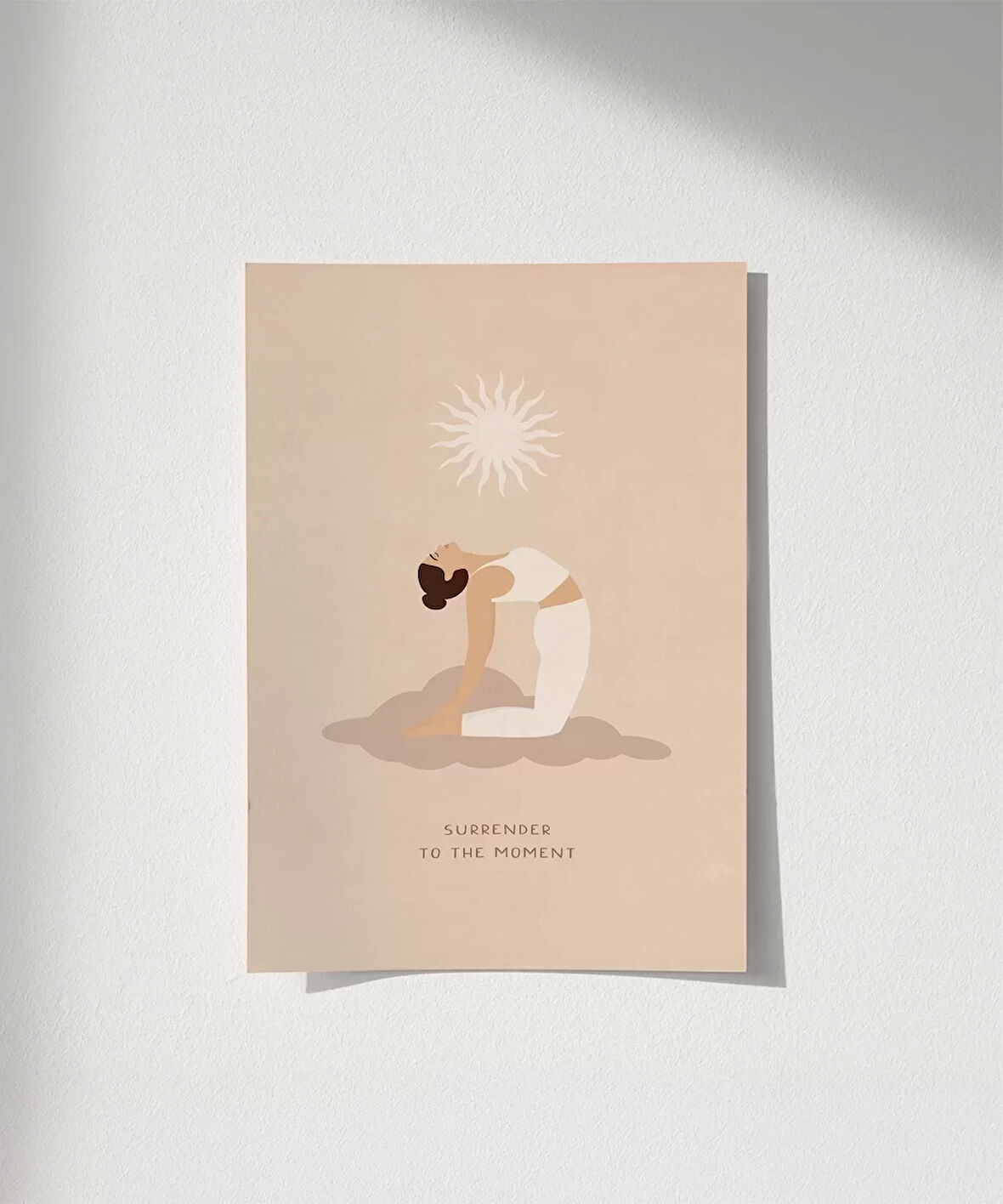 Çerçevesiz Poster Işığa Eğil