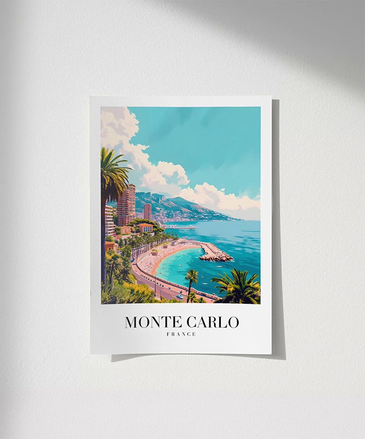 Çerçevesiz Poster Lüks ve Akdeniz'in Buluştuğu Yer