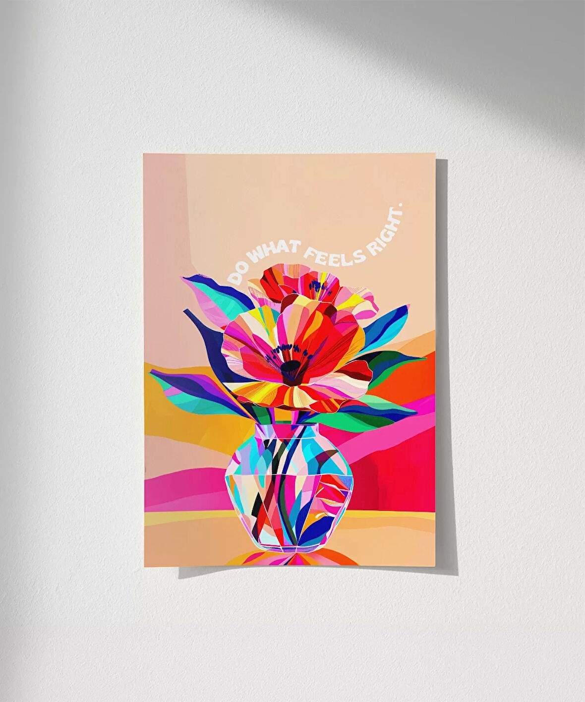 Çerçevesiz Poster Renkli İç Ses
