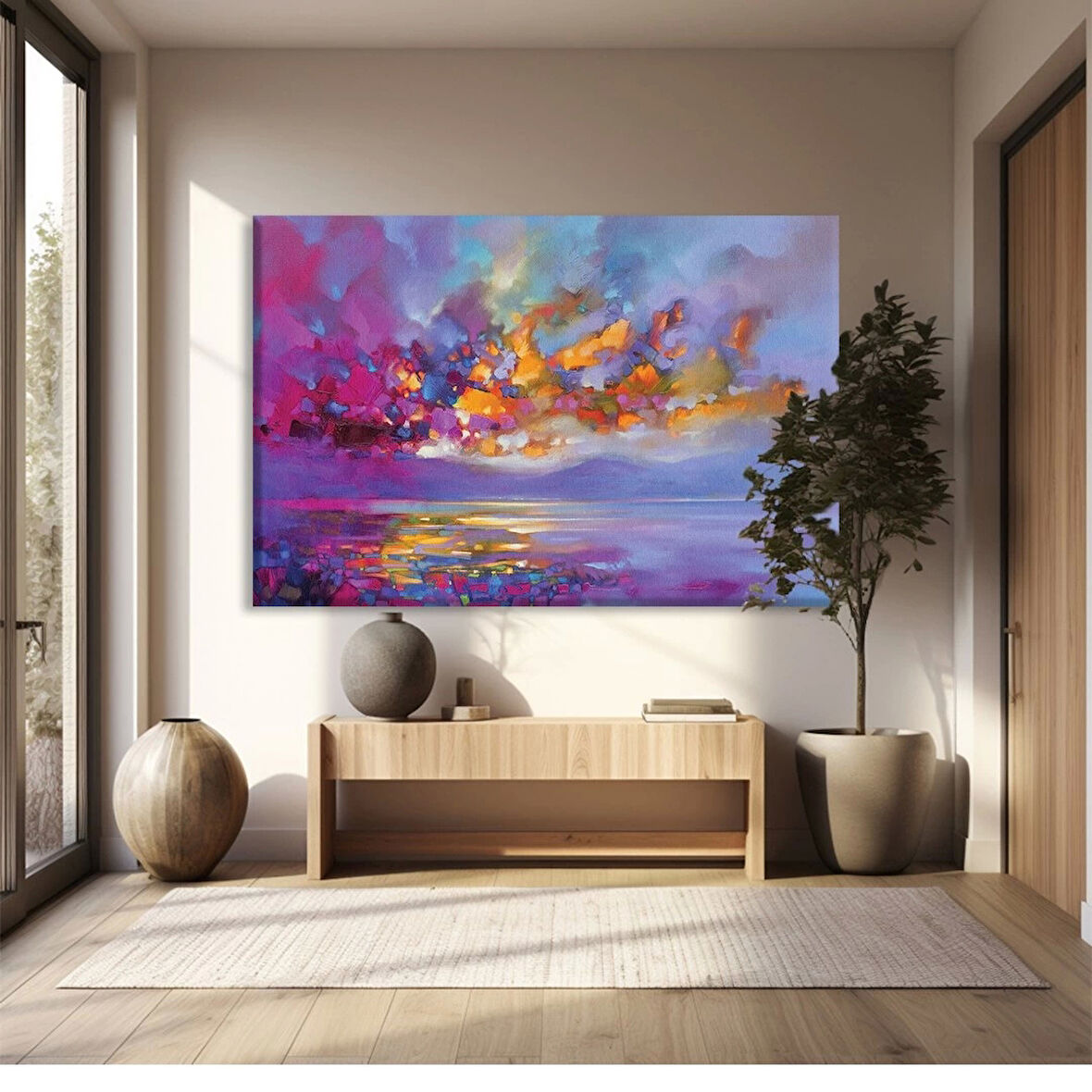 Günbatımı Huzuru Kanvas Tablo