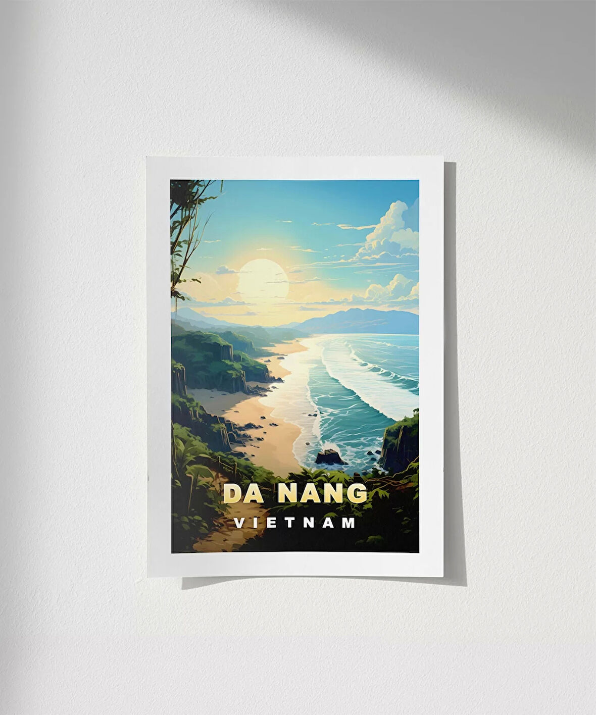 Çerçevesiz Poster Da Nang’ın Altın Kıyıları