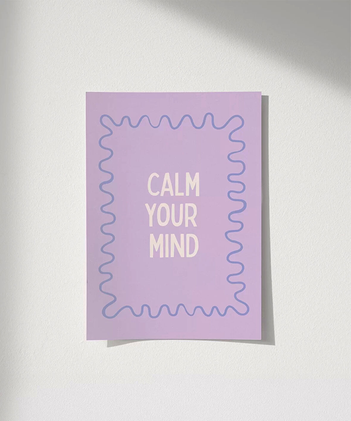 Çerçevesiz Poster Dingin Zihin