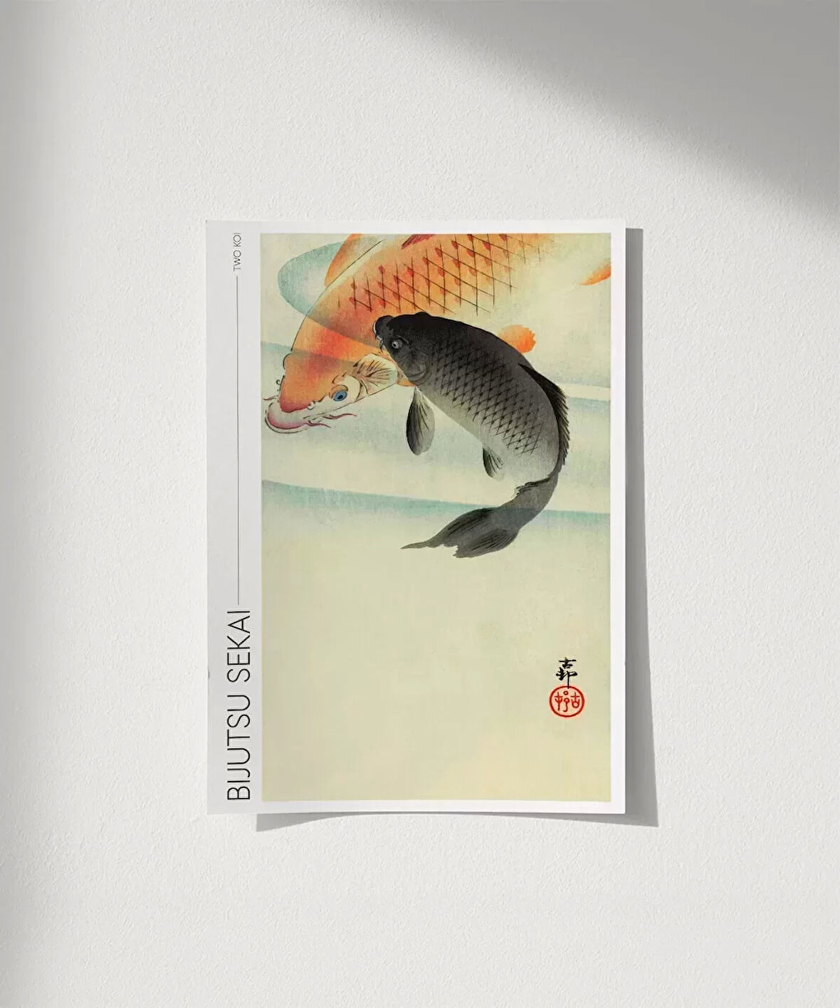 Çerçevesiz Poster Bijutsu Sekai İki Koi