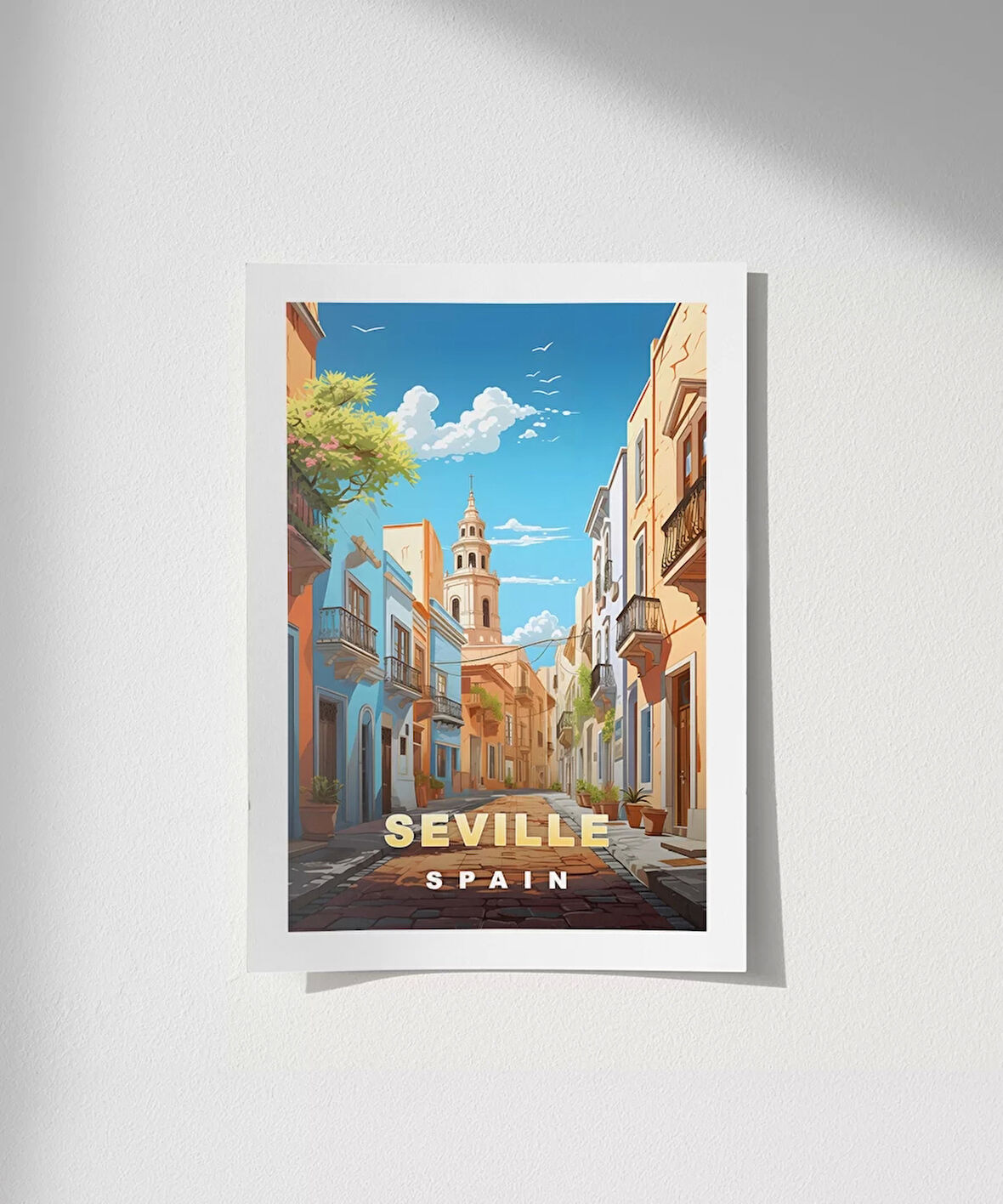Çerçevesiz Poster Endülüs Ruhuyla Sevilla