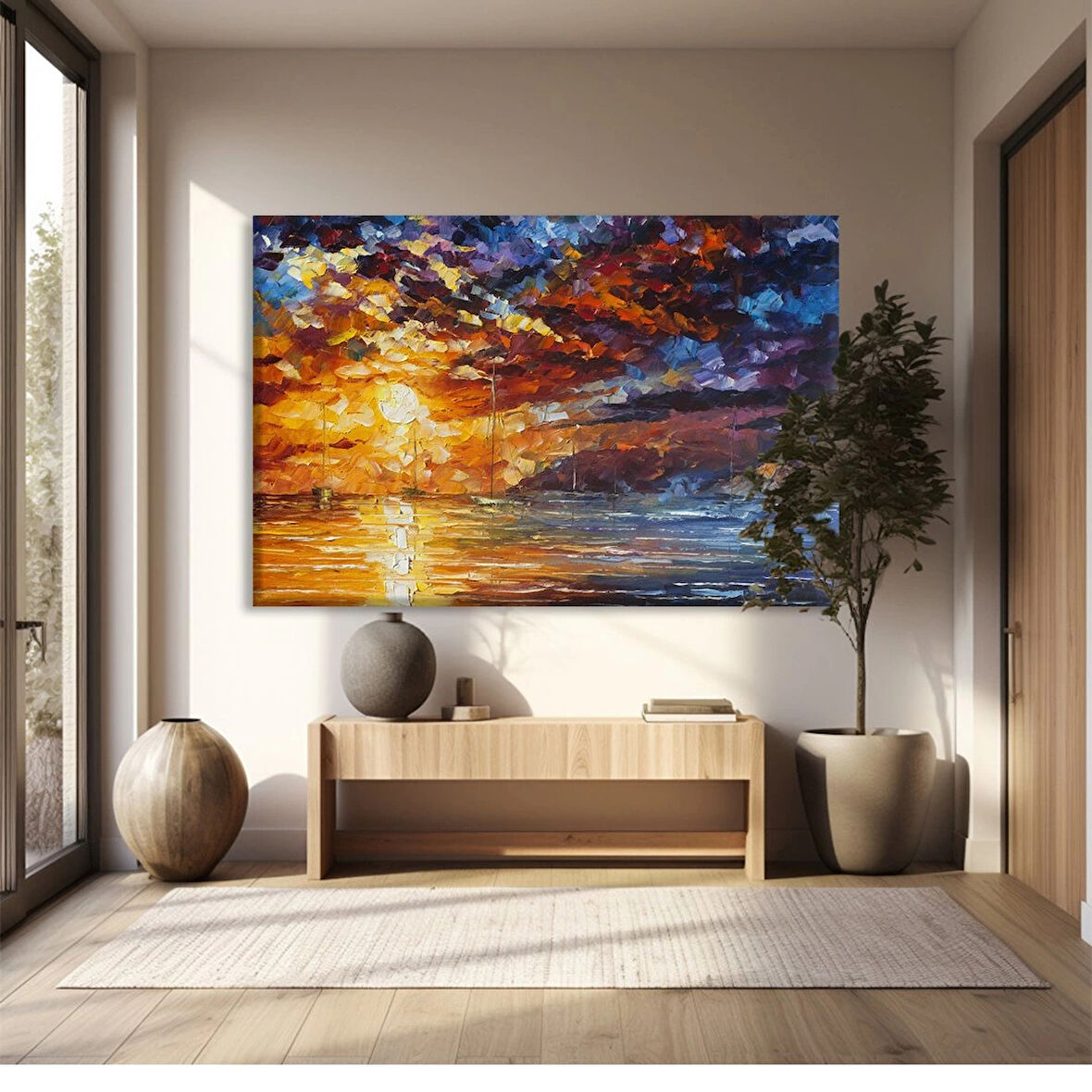 Renk Cümbüşü Kanvas Tablo