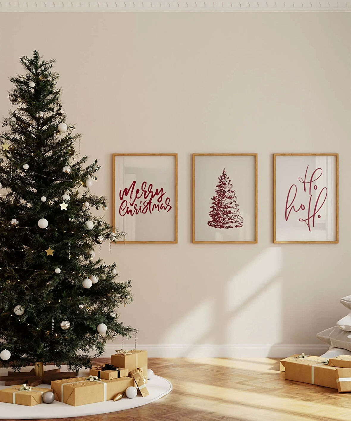 Çerçevesiz Poster Noel Rüyası 3'lü