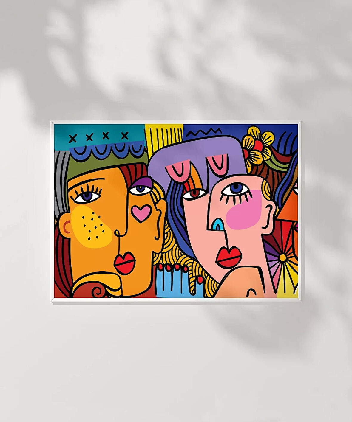 Çerçevesiz Poster Renklerin Diyaloğu