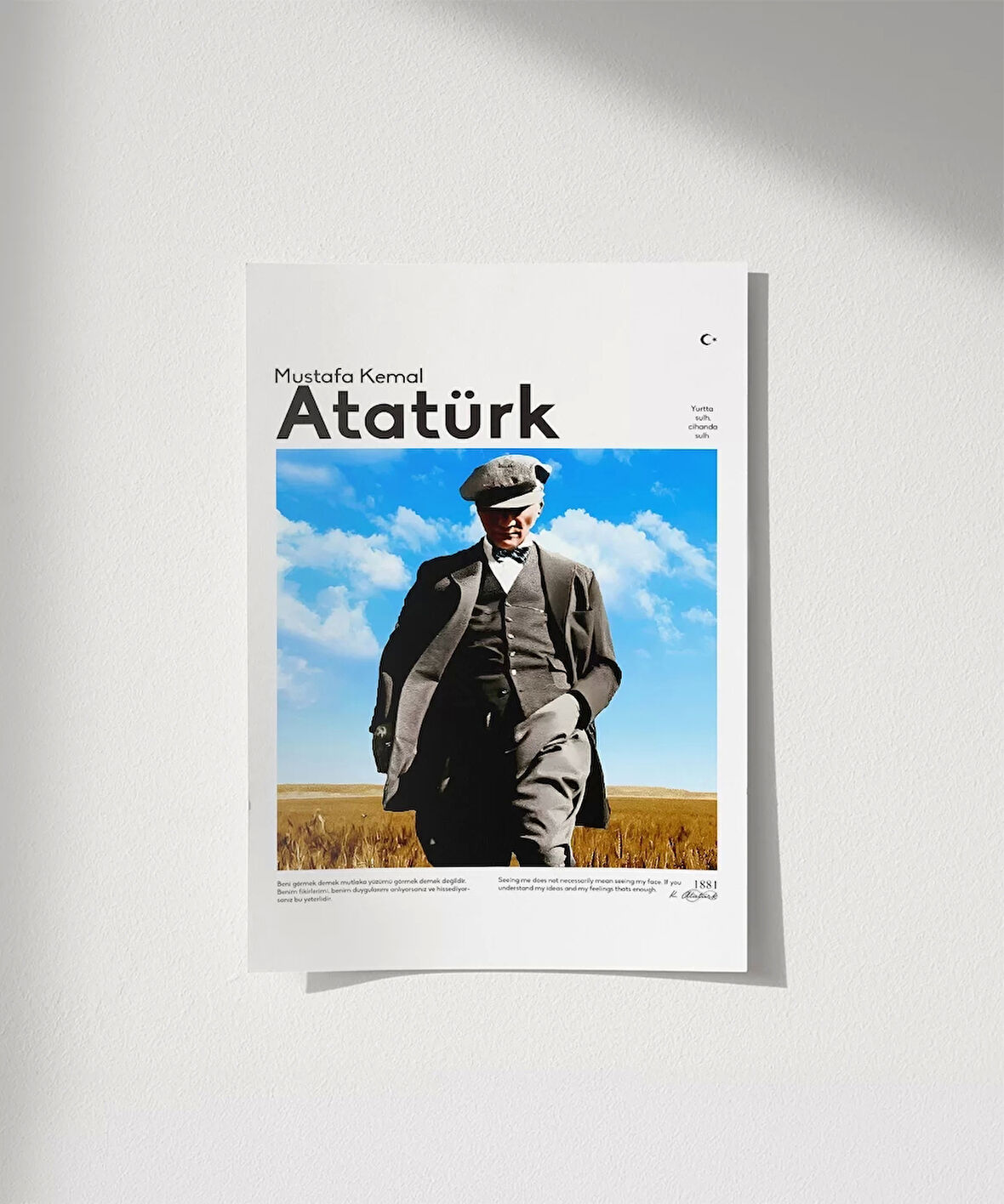 Çerçevesiz Poster Ufuklara Yürüyüş