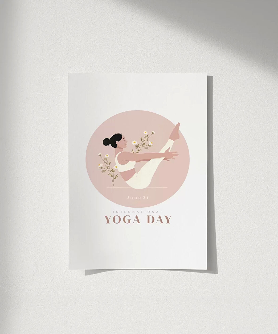 Çerçevesiz Poster Huzur Pozu