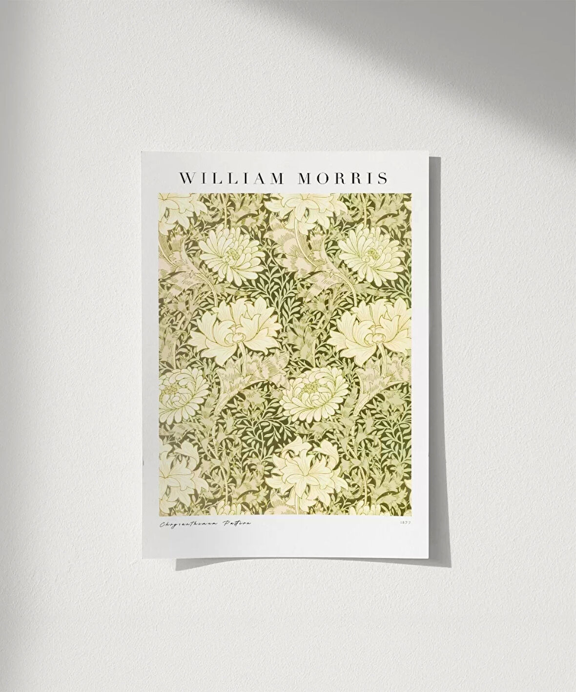 Çerçevesiz Poster William Morris Kasımpatı Deseni