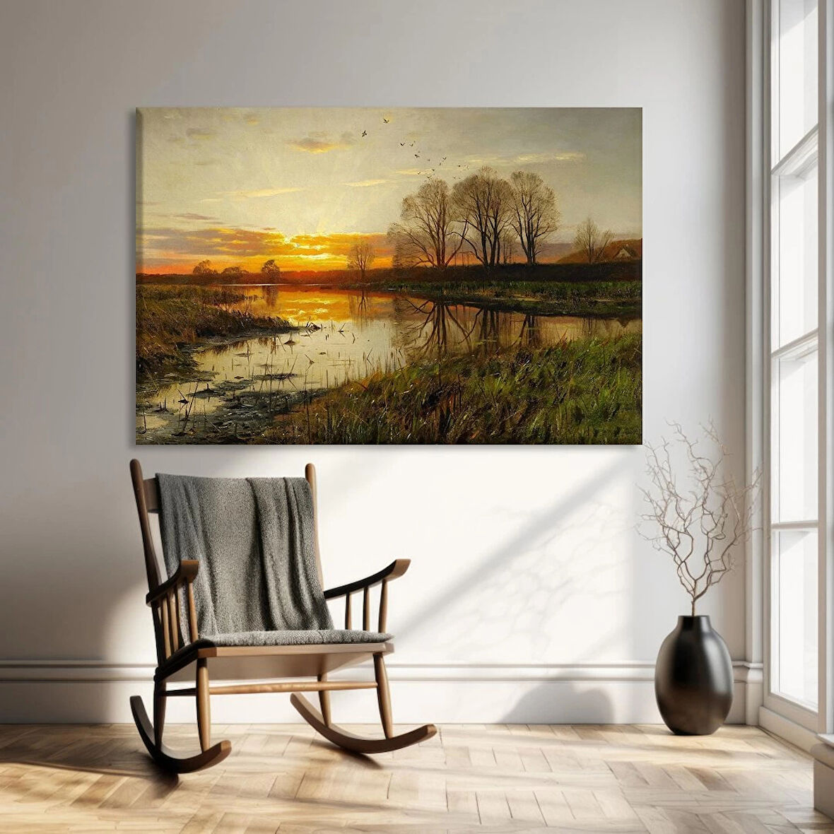 Alacakaranlık Sessizliği Kanvas Tablo