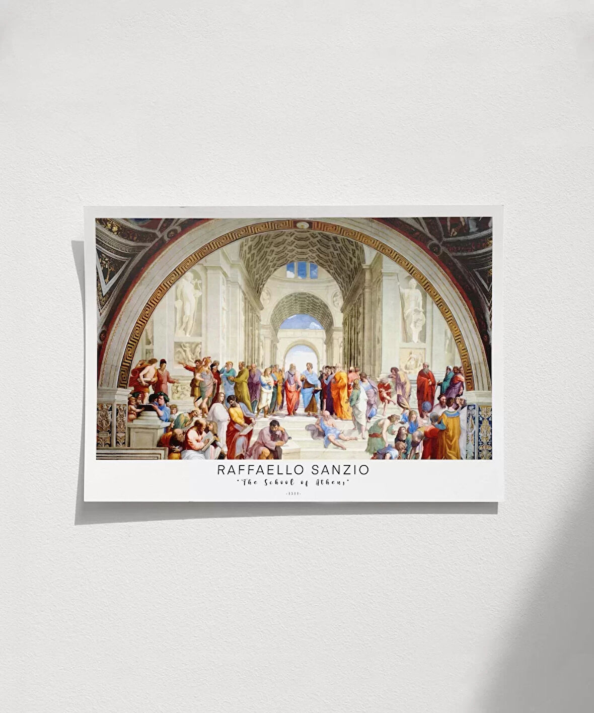 Çerçevesiz Poster Raffaello Sanzio Atina Okulu