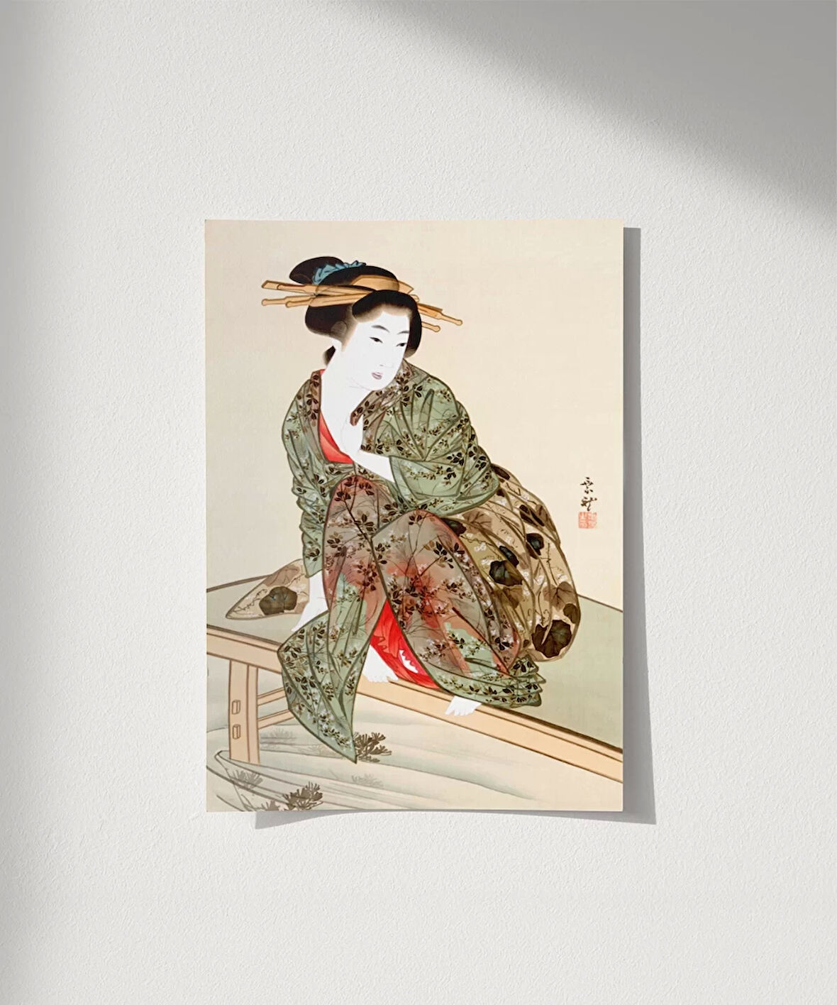 Çerçevesiz Poster Geleneksel Japon Zarafeti