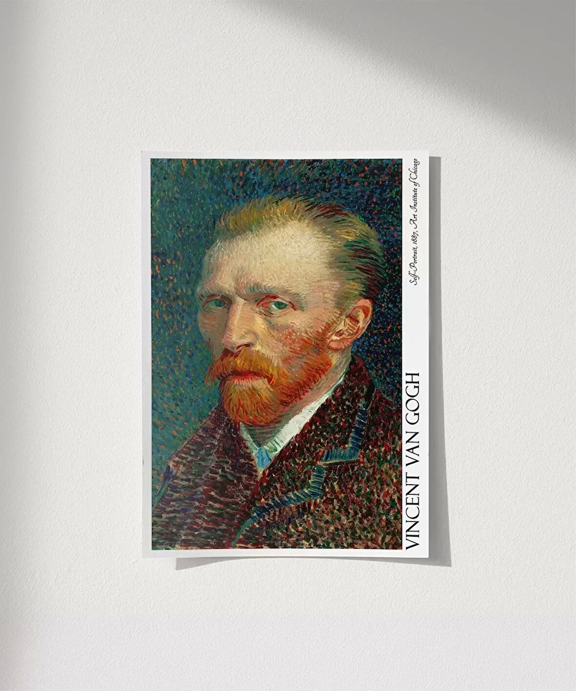 Çerçevesiz Poster Vincent Van Gogh Kişisel Portre