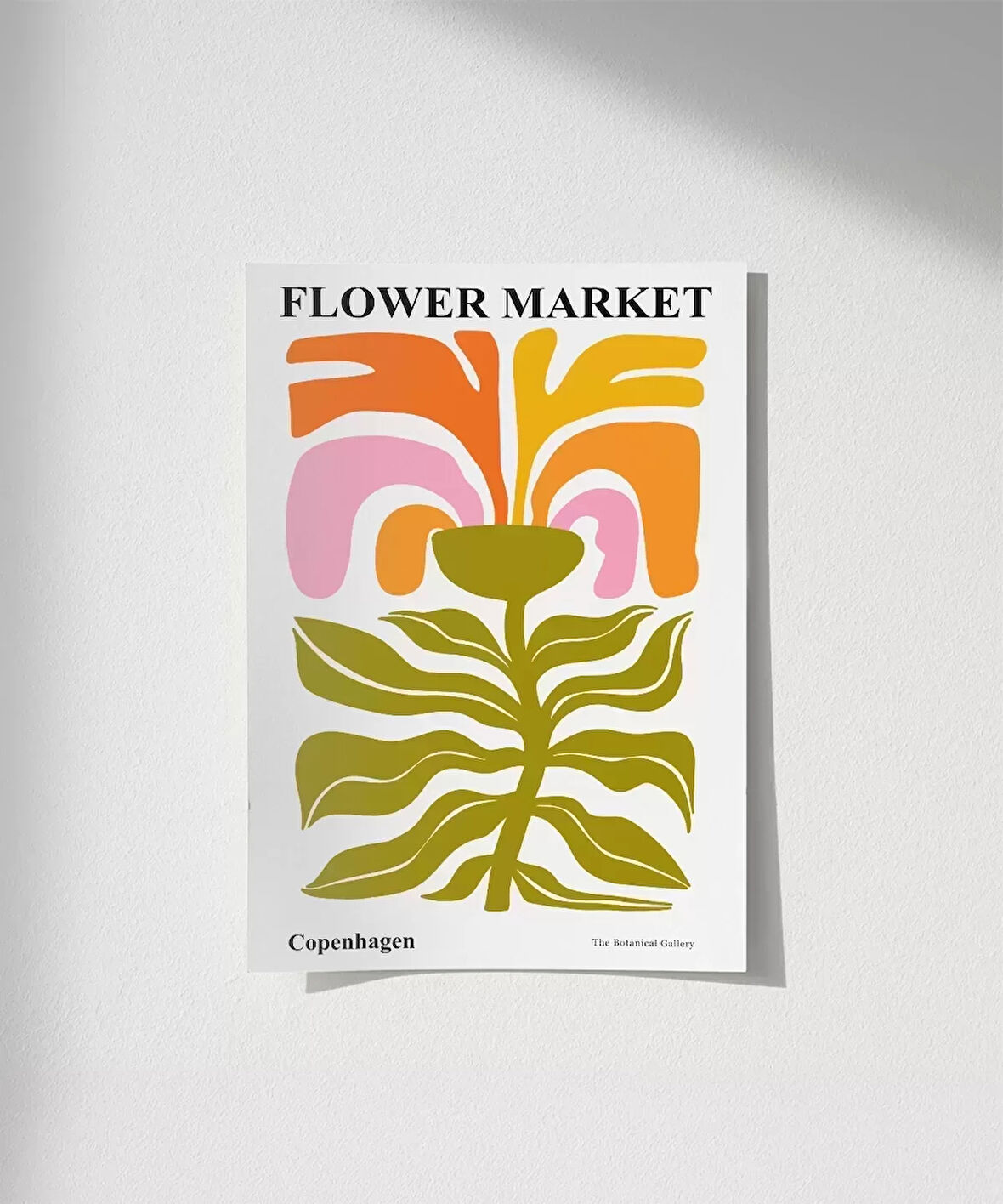 Çerçevesiz Poster Copenhagen Flower