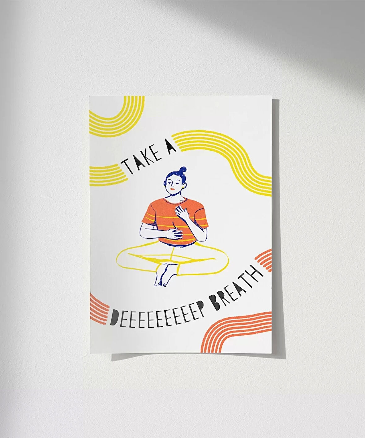 Çerçevesiz Poster Bir An Dur