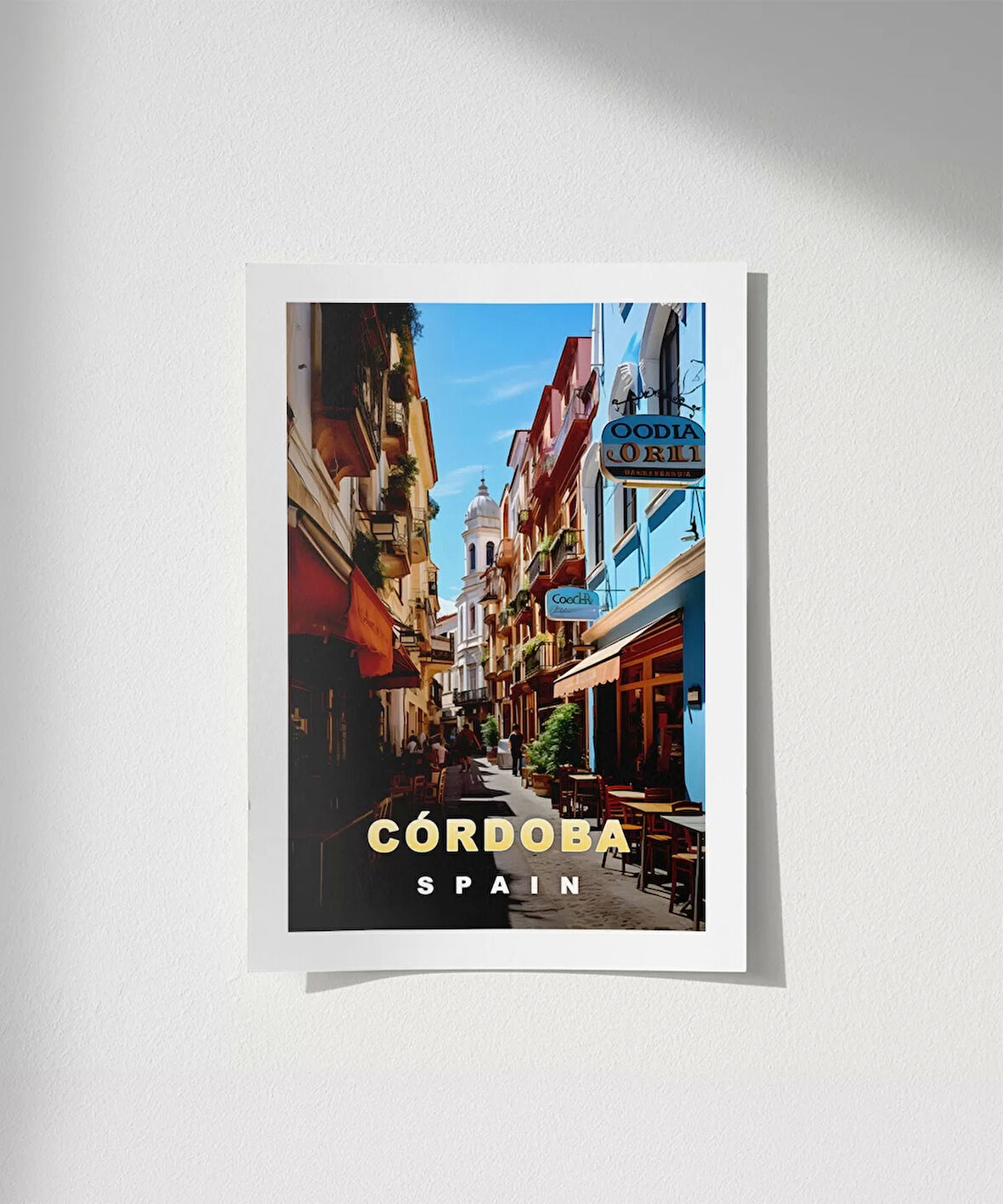 Çerçevesiz Poster Córdoba'nın Tarihi Sokakları