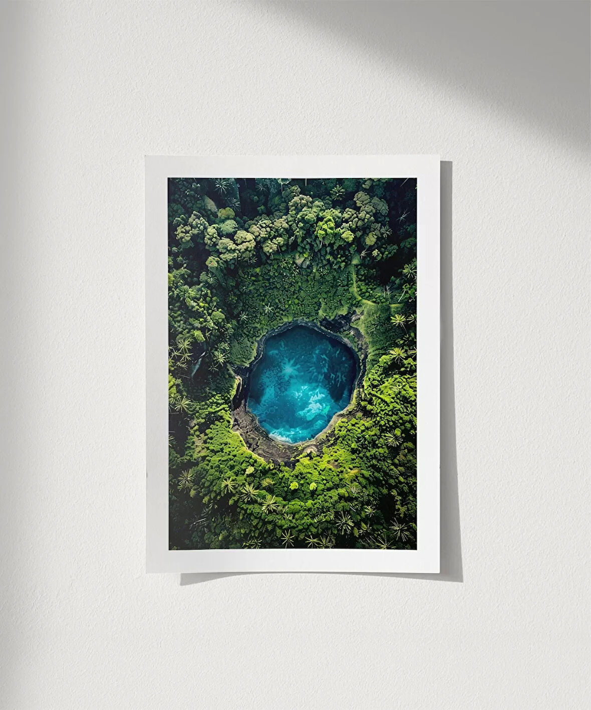 Çerçevesiz Poster Yeşil Cennet